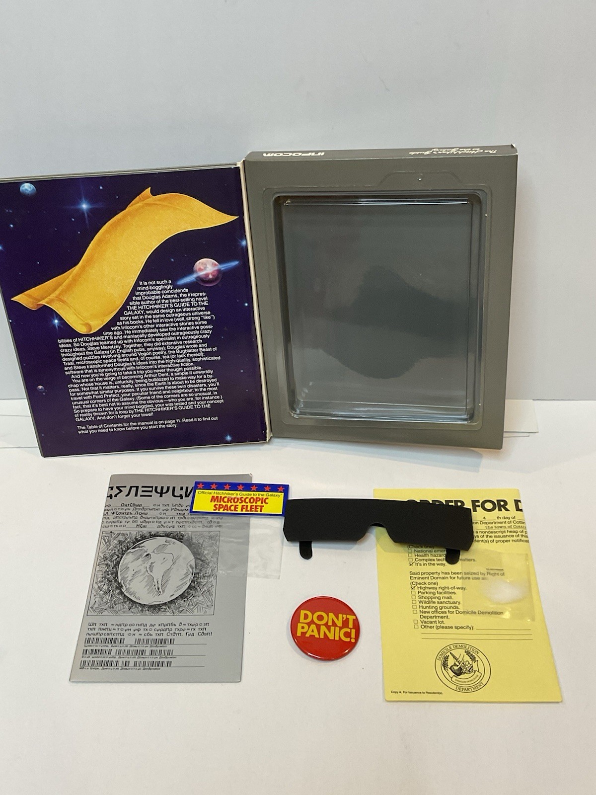 Vintage Infocom Science Fiction Classics IBM PC Hitchhiker’s Guide Planetfall +