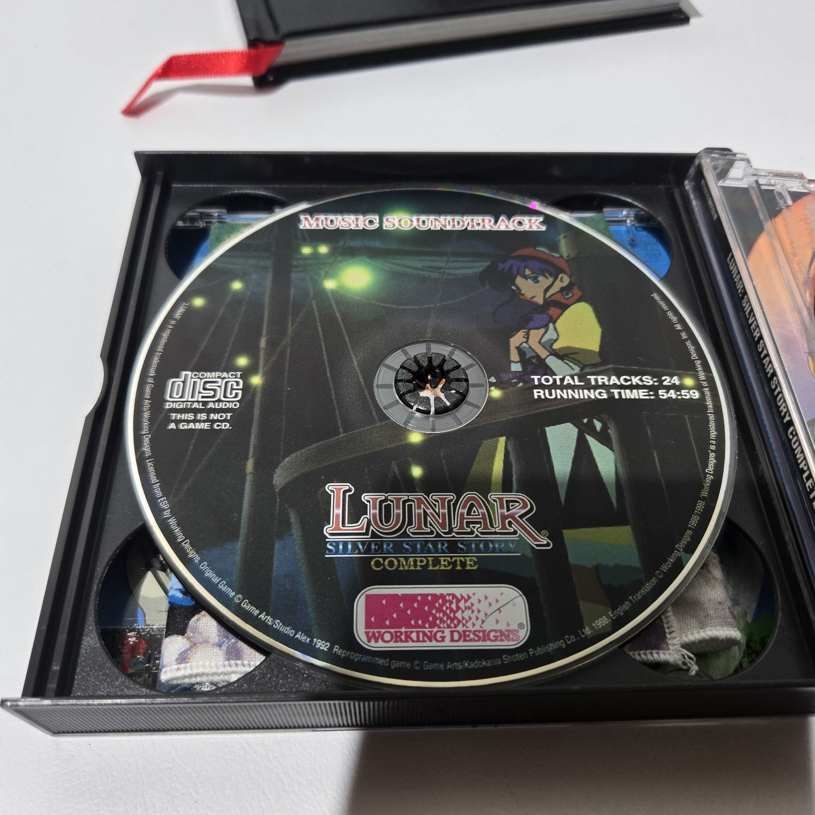 Lunar: Silver Star Story Complete (PlayStation 1, PS1) w/ Map Manual 3 Discs