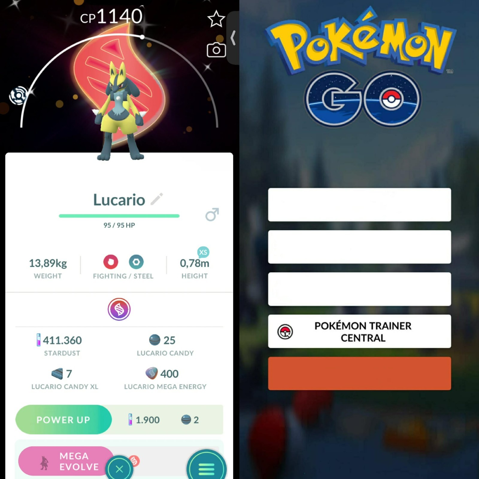 Pokémon Go | Shiny Lucario Special Background Go Tour Kalos 2026 ✨ PTC or TRADE