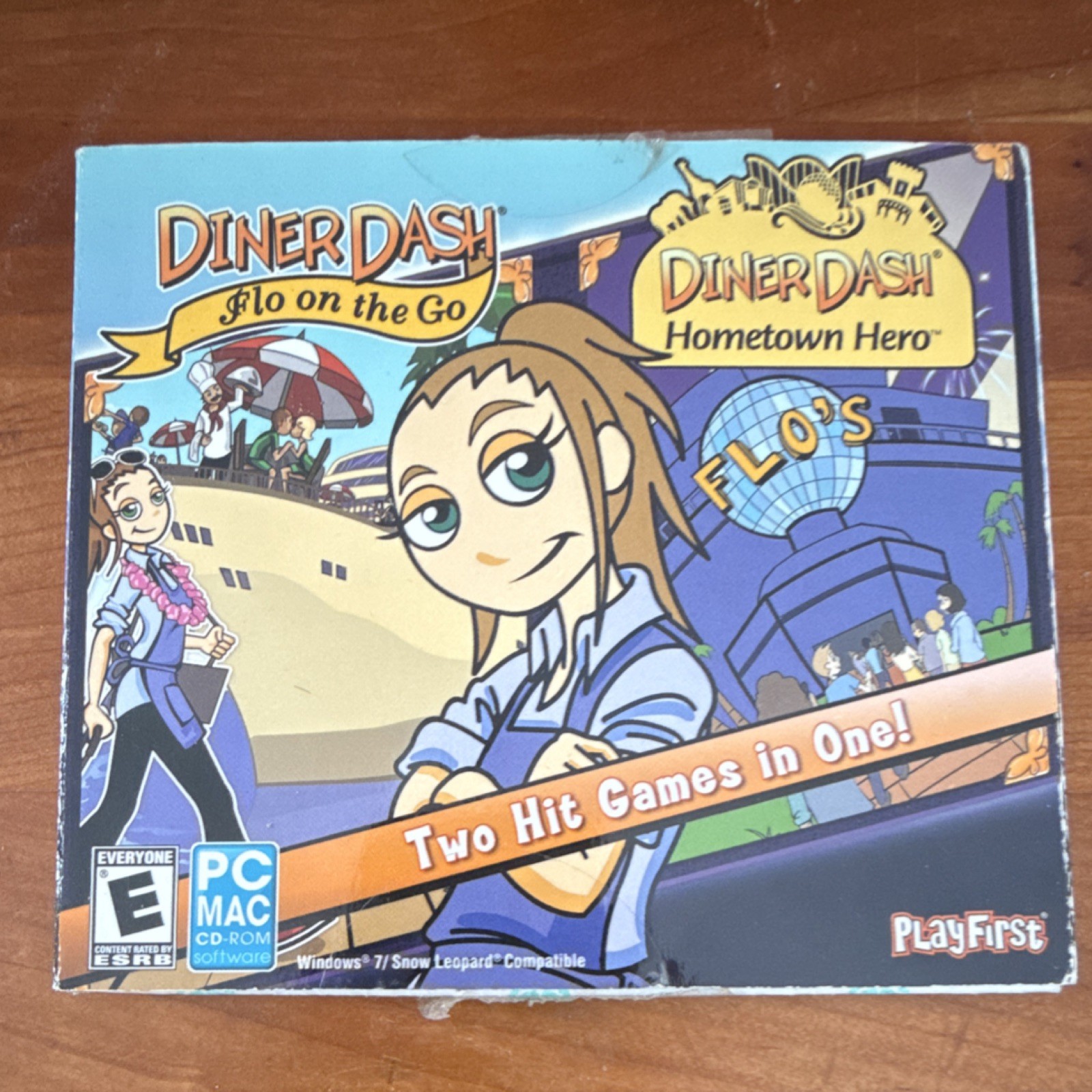 PlayFirst Encore Diner Dash Flo on the Go & Hometown Hero PC/Mac 100s Outfits