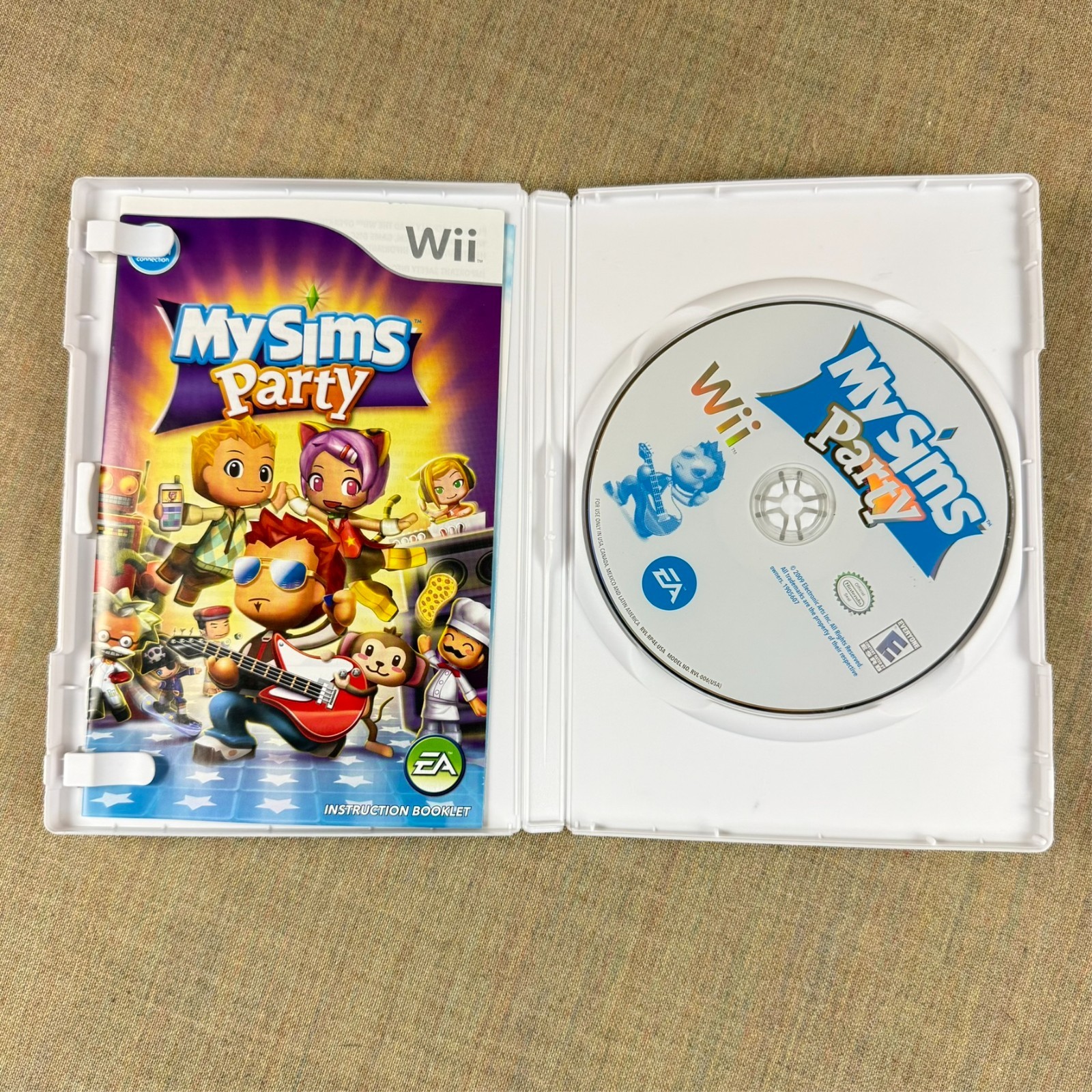 MySims Party Wii Complete Tested