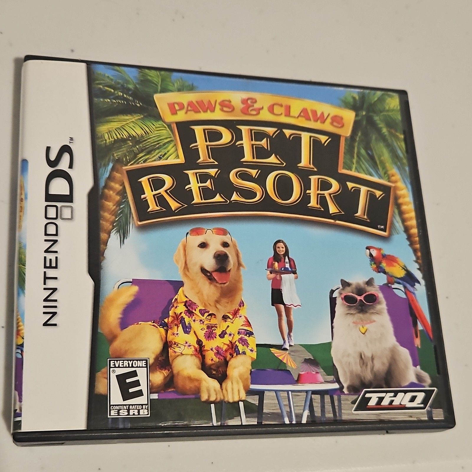 THQ Paws & Claws Pet Resort Nintendo DS Manual Included Simulation Family/Kids