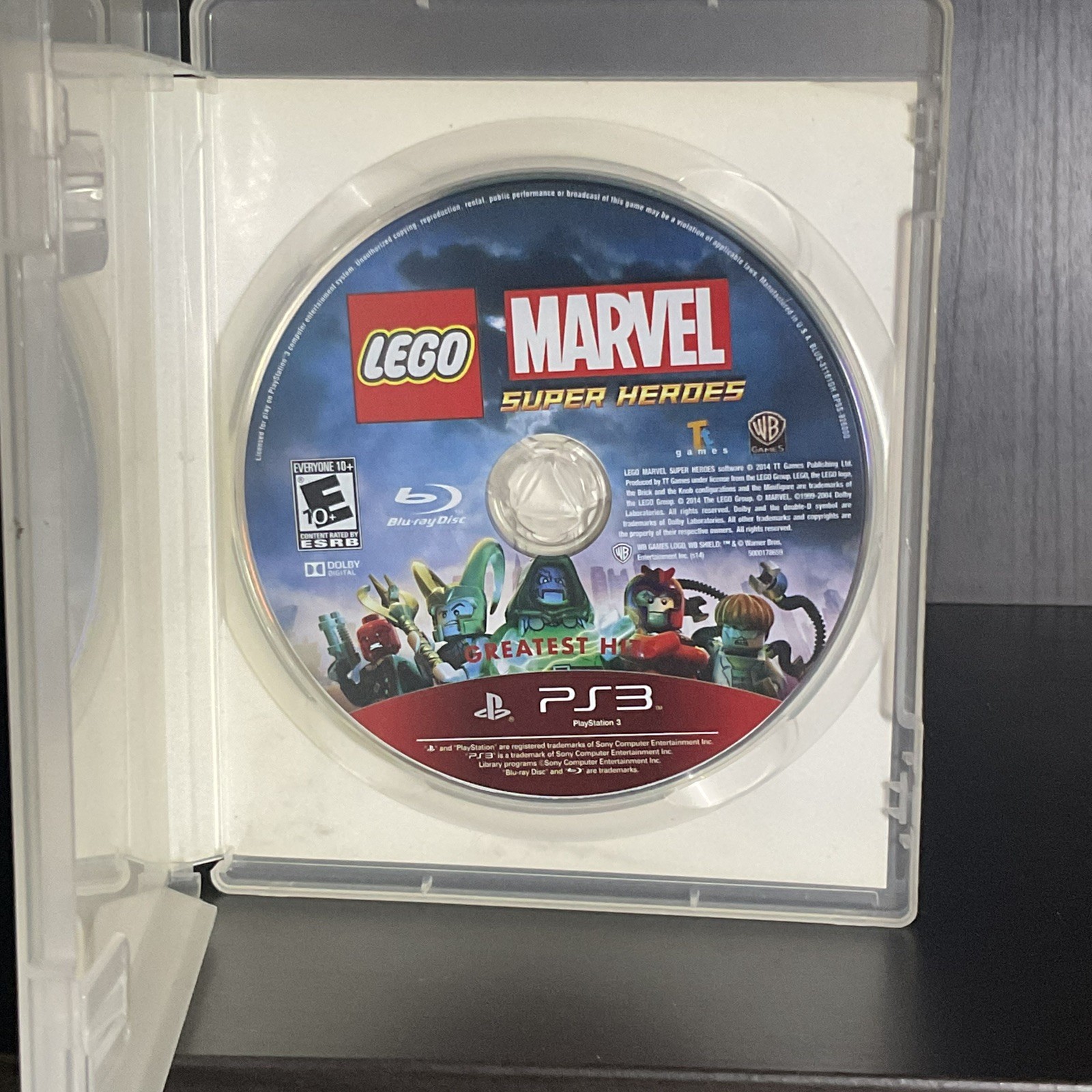 LEGO Marvel Super Heroes (Sony PlayStation 3, 2013) Disc Only Tested