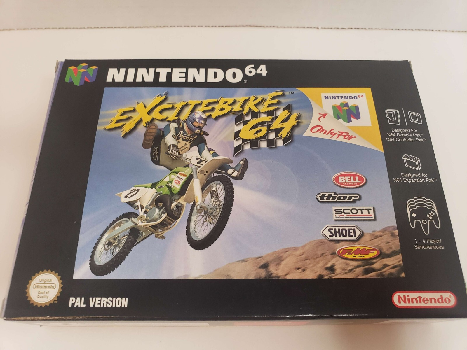 Nintendo 64 N64 ExciteBike 64 Boxed PAL BNIB