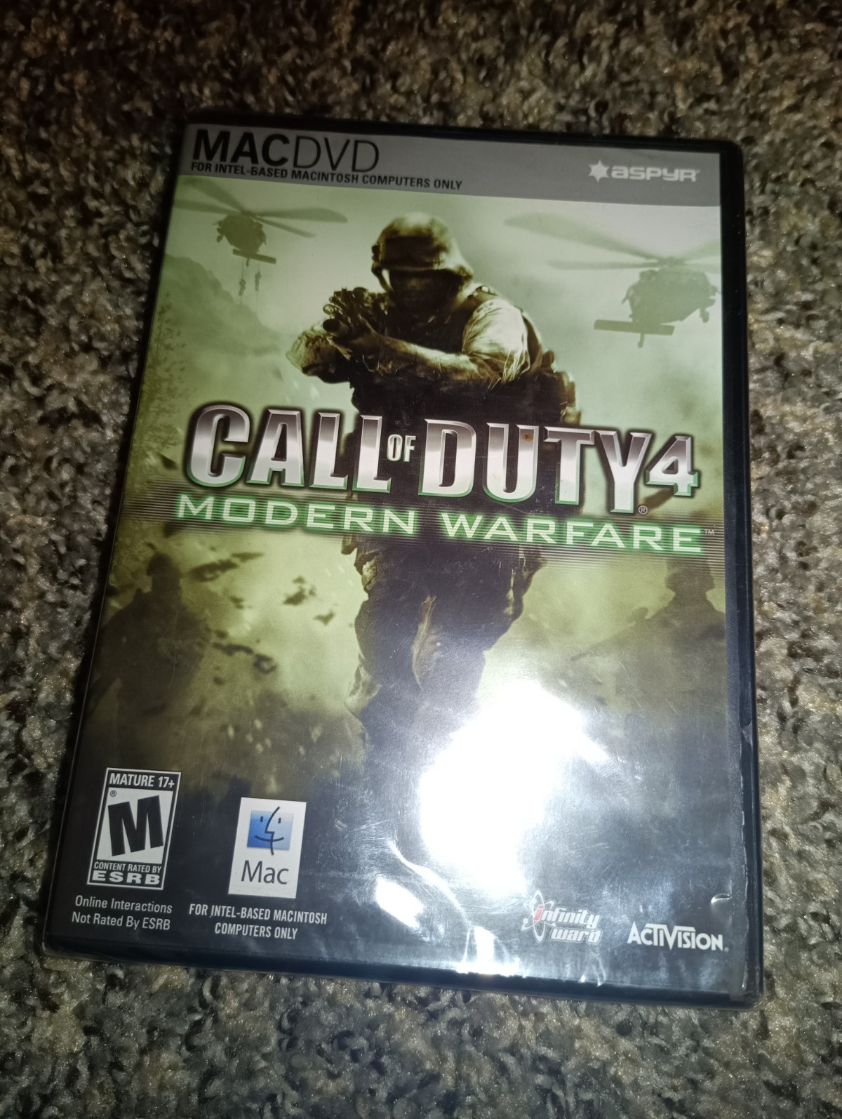 Activision Call of Duty 4: Modern Warfare Mac DVD Shooter, M (Mature)
