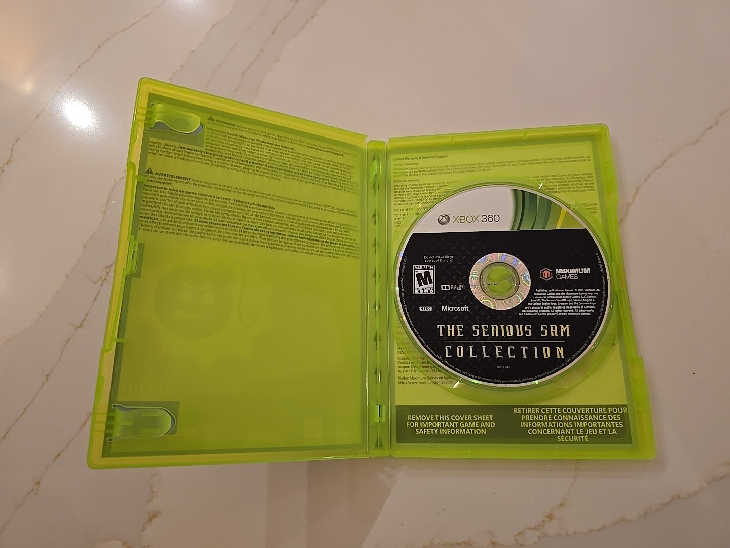 The Serious Sam Collection (Microsoft Xbox 360, 2013)Complete CIB – Authentic