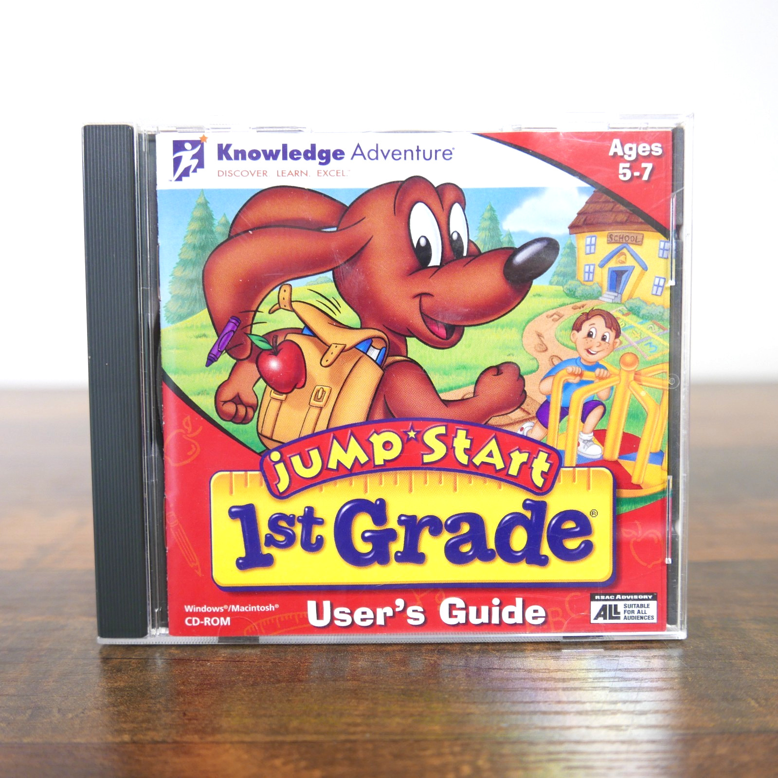 Jump Start 1st Grade Ages 5-7 Knowledge Adventure PC CD-ROM 1995 – FREE SHIP!