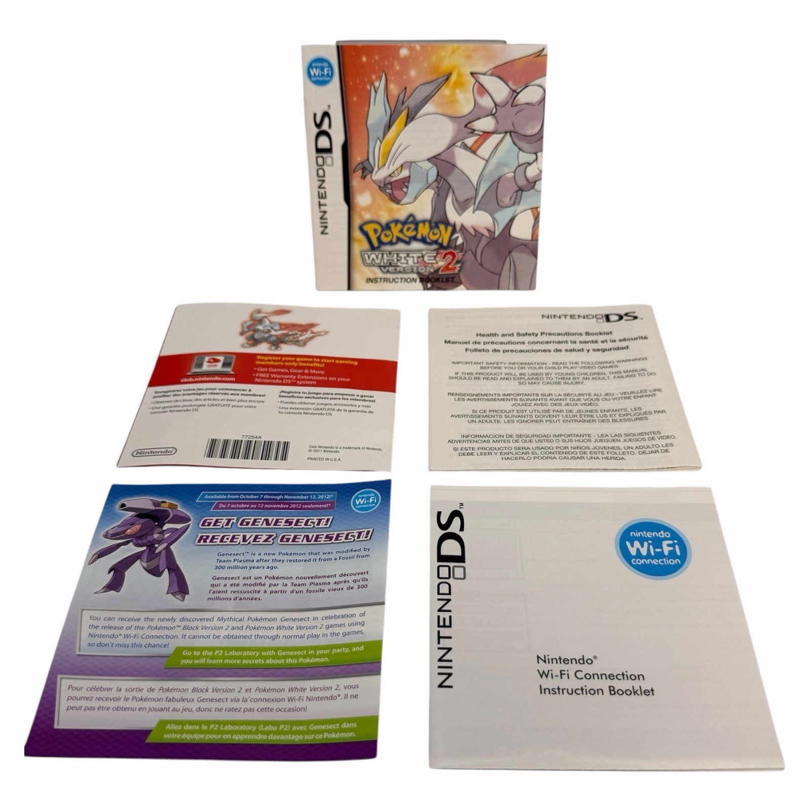 Pokémon White Version 2 (Nintendo DS, 2012) Authentic Complete Iw/ Manual Tested