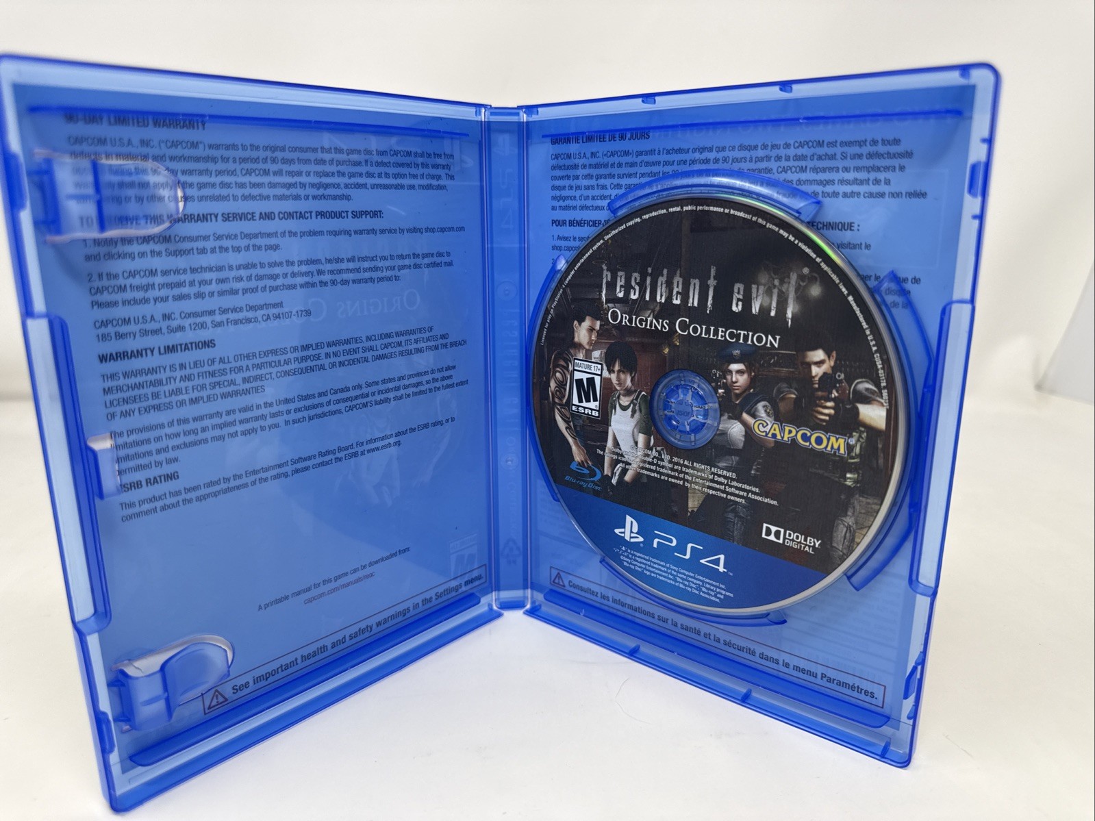 Resident Evil Origins Collection (PlayStation 4, PS4, Complete, & Tested)