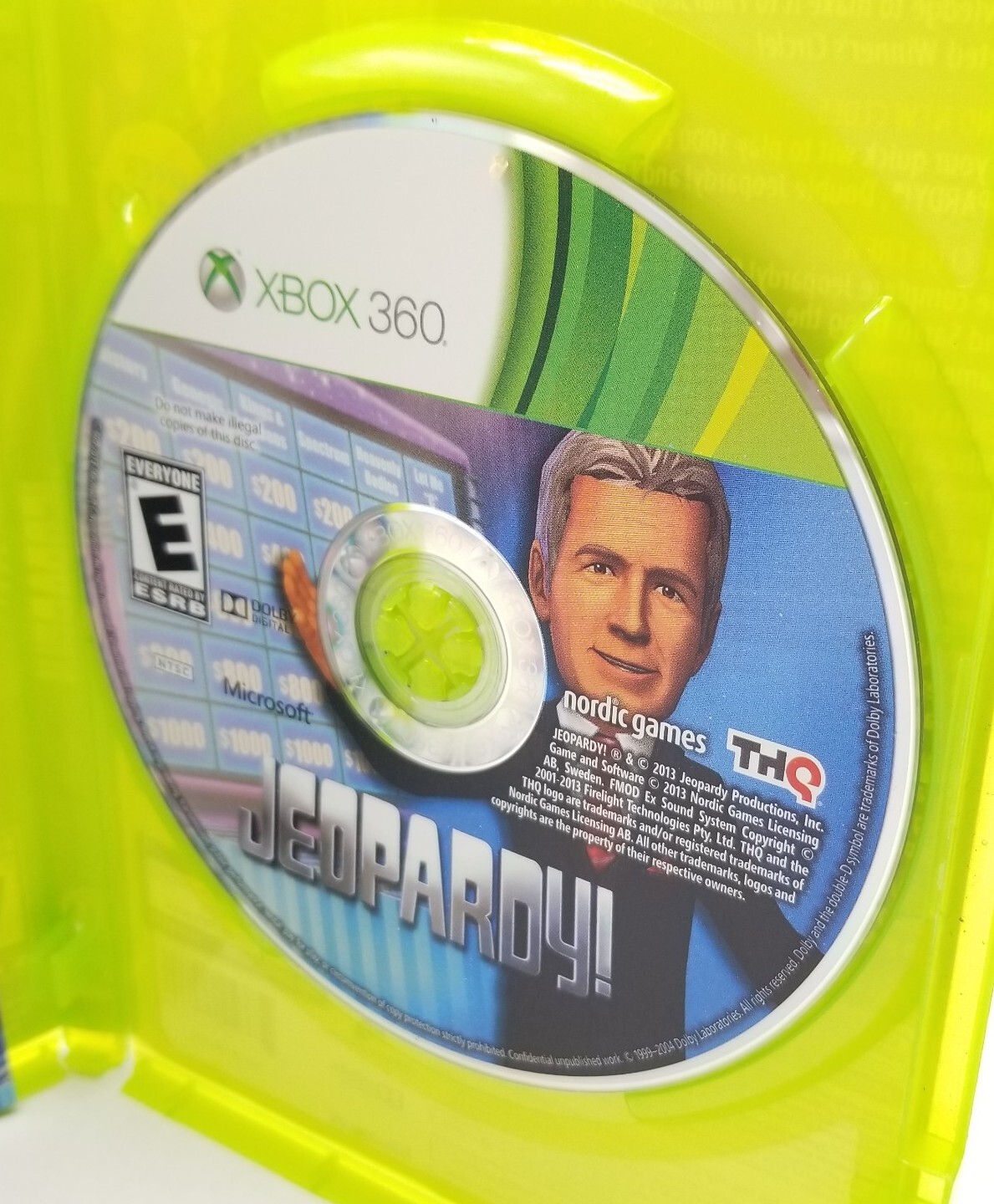 Jeopardy (Microsoft Xbox 360, 2012) Alex Trebek Cover Complete in Box CIB Clean!