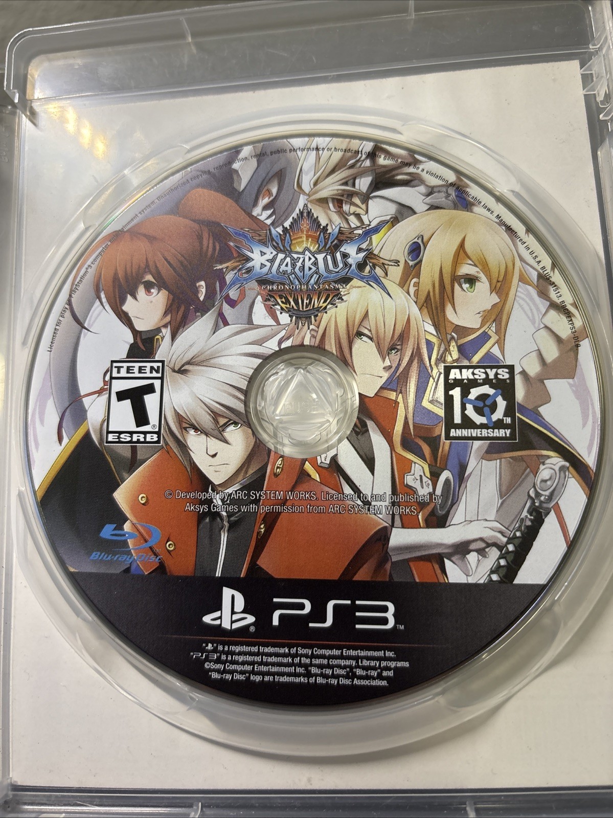 BlazBlue: Chrono Phantasma Extend (Sony PlayStation 3, 2015) CIB Tested Working