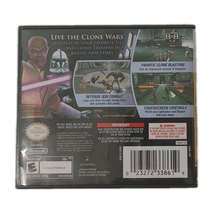 ‘Star Wars: The Clone Wars – Republic Heroes’ (Nintendo DS-2009)/Pre-owned