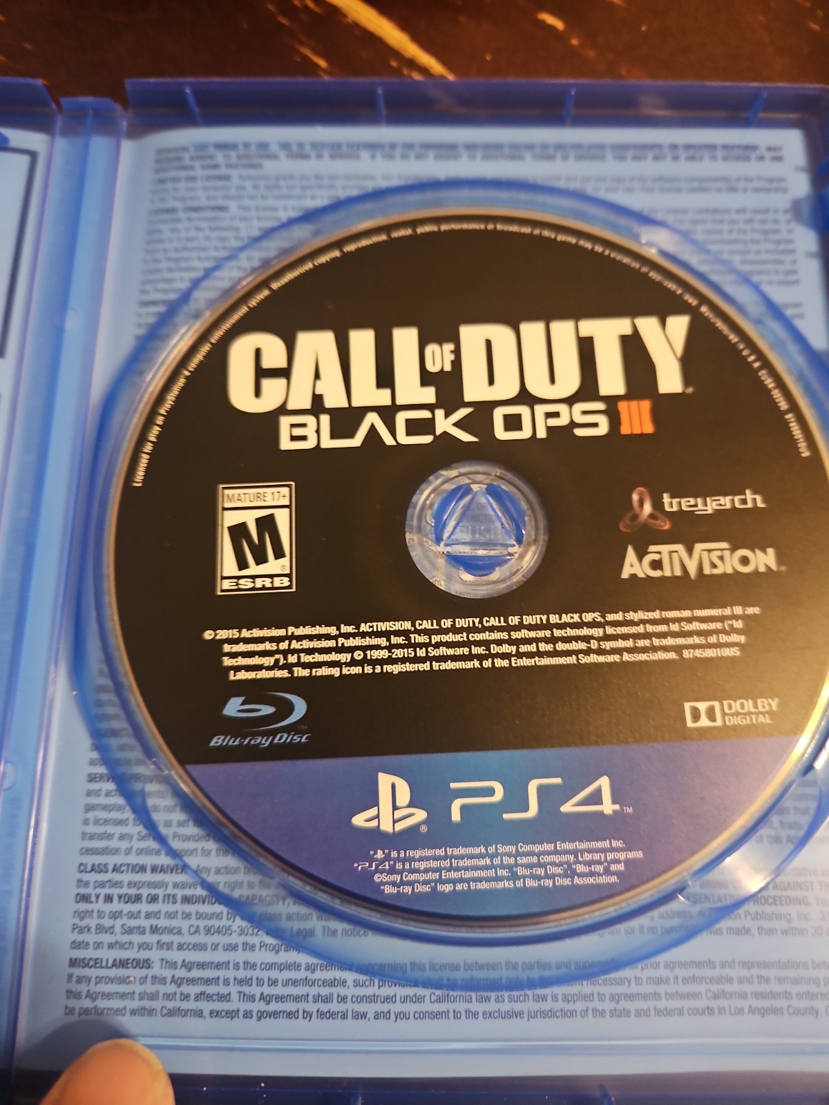 Call of Duty: Black Ops III Sony PlayStation 4 Complete