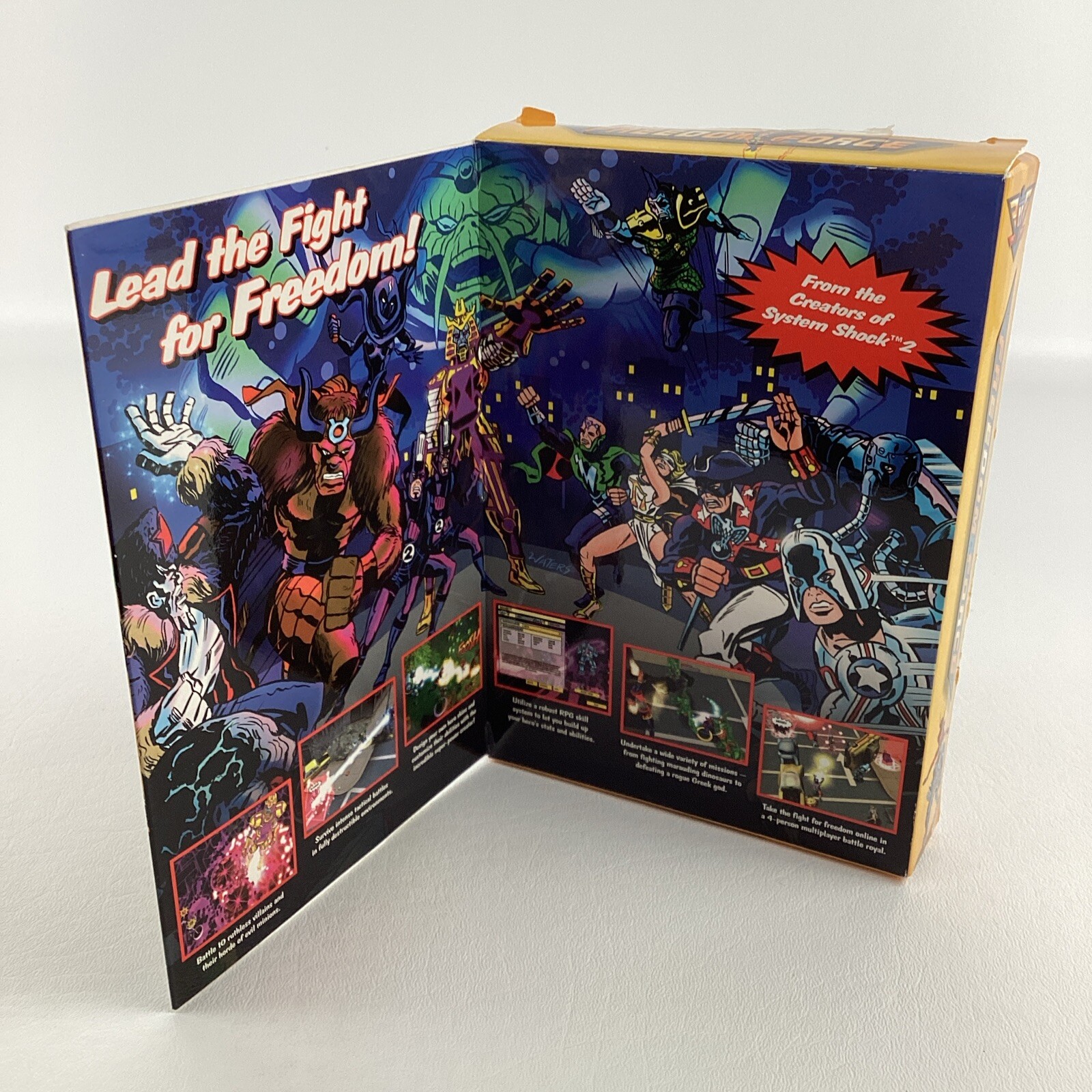 Freedom Force PC Computer Game Energy X Heroic Tactical RPG Vintage 2002