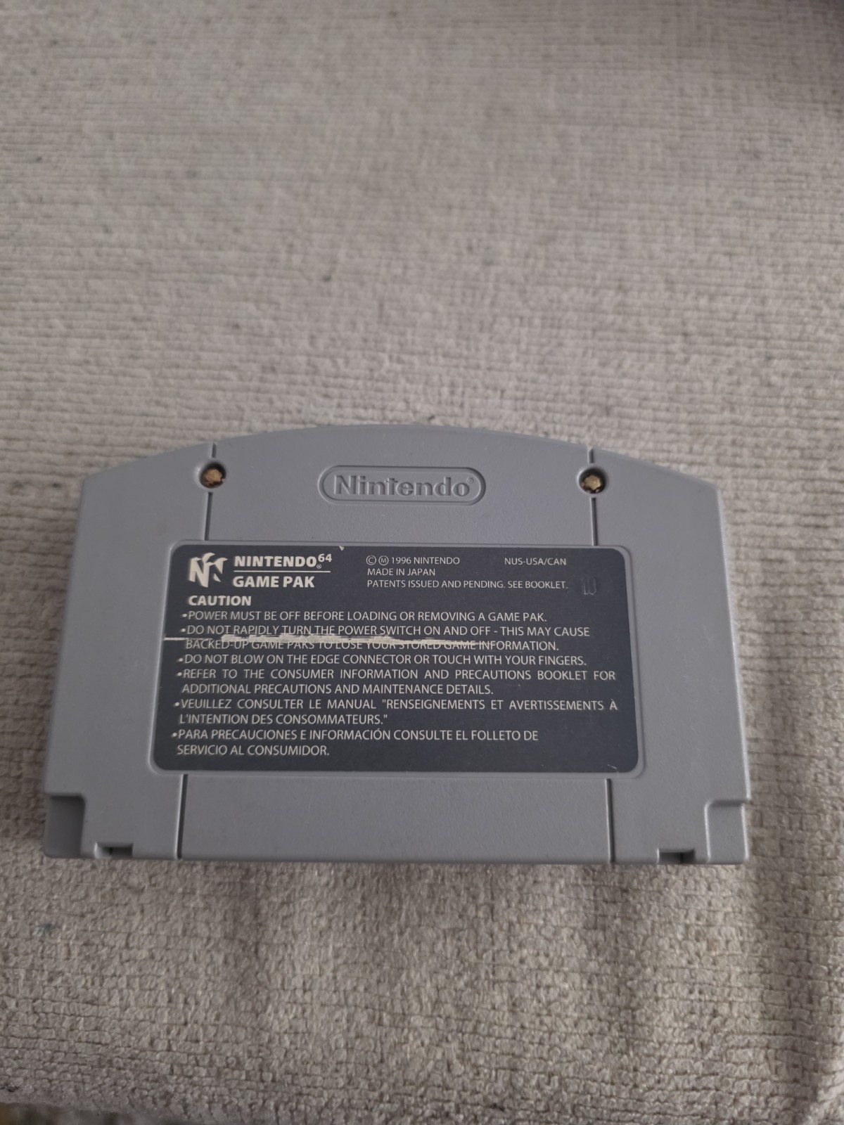 AUTHENTIC! Super Mario 64 – GAME ONLY – NINTENDO 64 – Authentic Tested