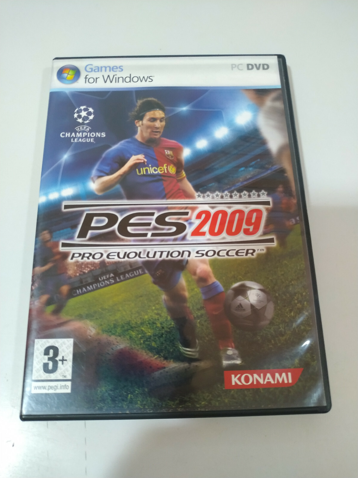 PES 2009 Pro Evolution Soccer Messi Konami – PC DVD-Rom Game Edition Spain
