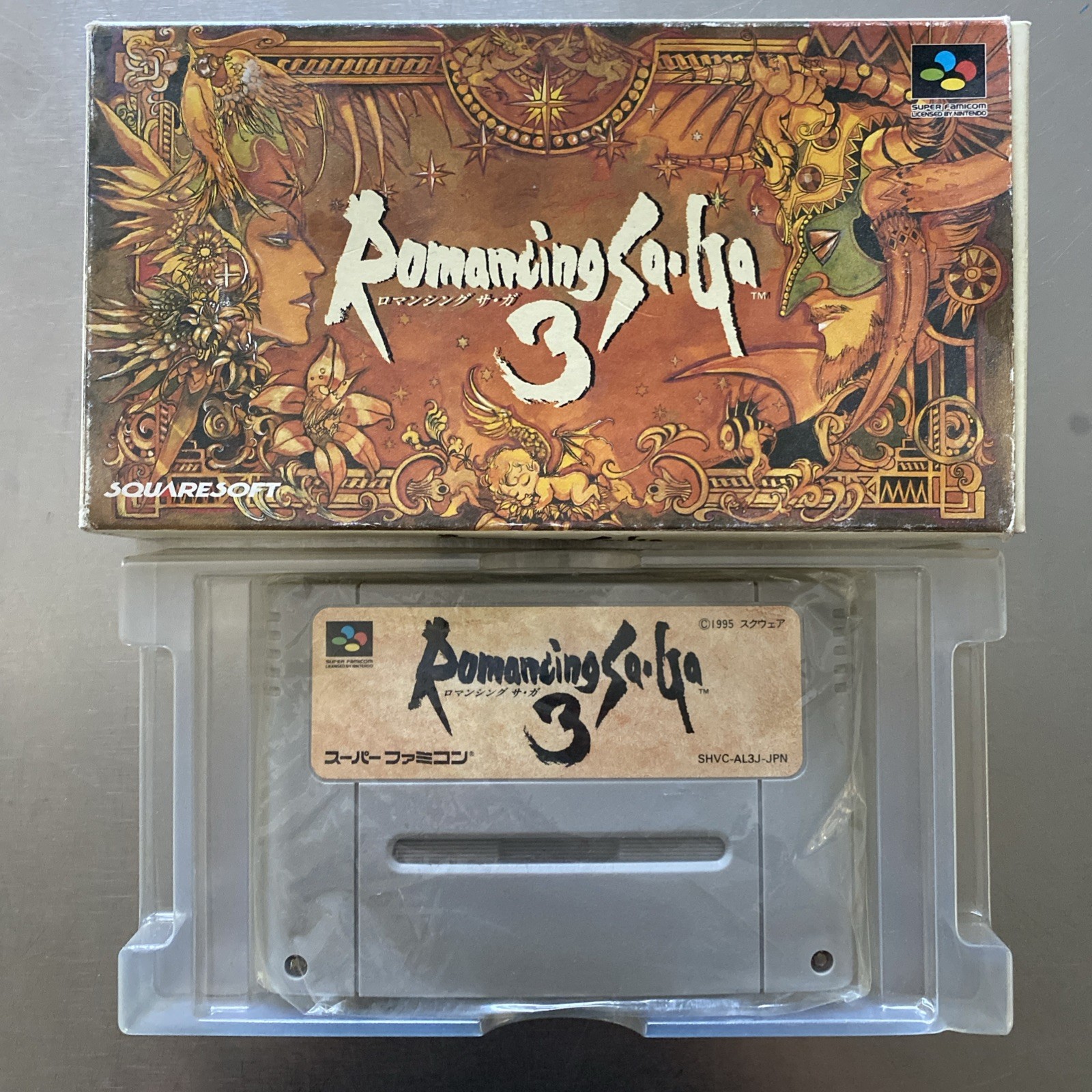 Romancing Saga 3 Super Famicom Nintendo SNES Japan import Complete CIB