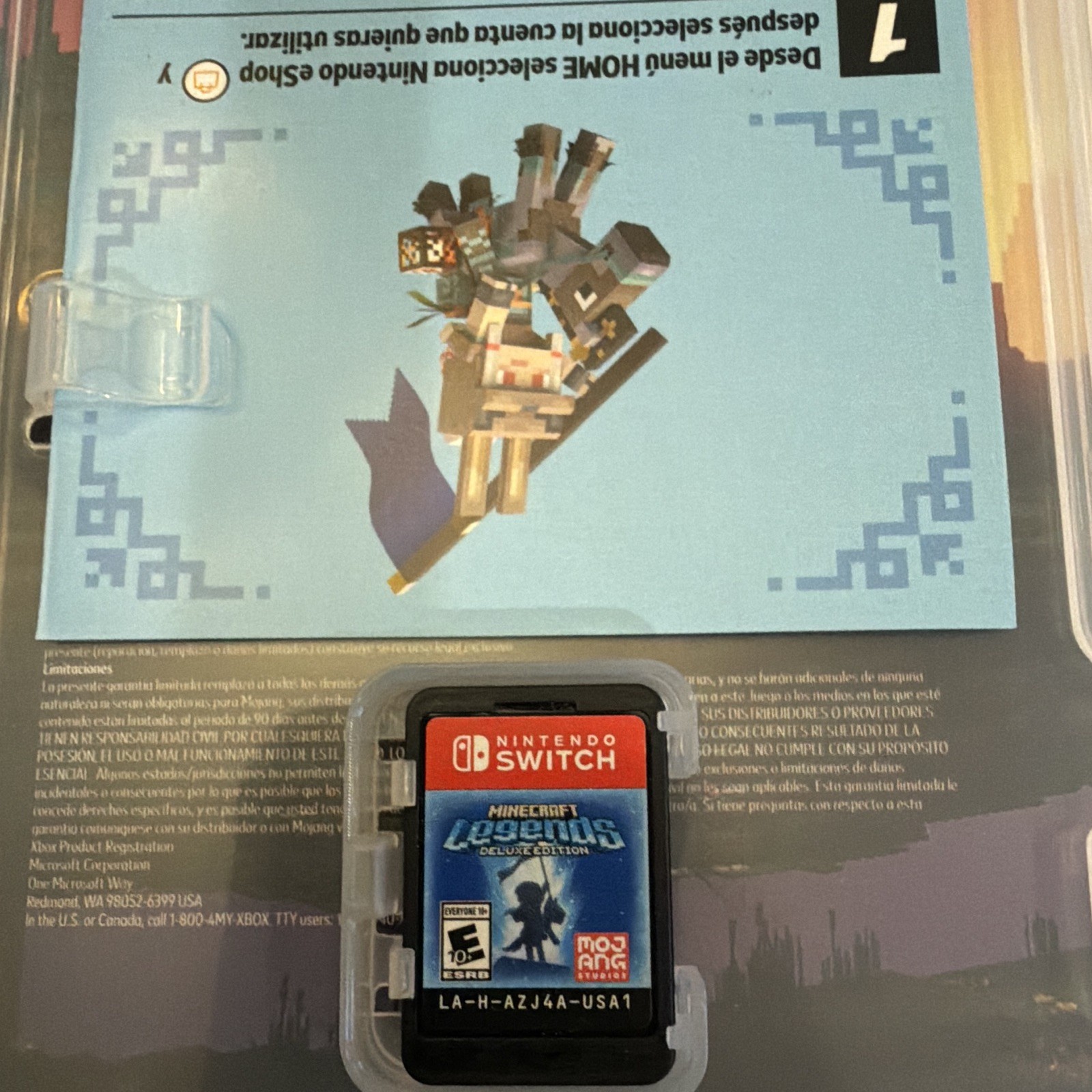 Nintendo Minecraft Legends Deluxe Edition Switch E10+ NTSC-U/C Online 2023