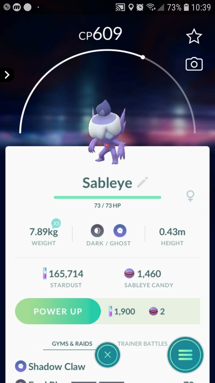 Sableye ( Litwick Hat ) Pokemon Fast Same Day Go