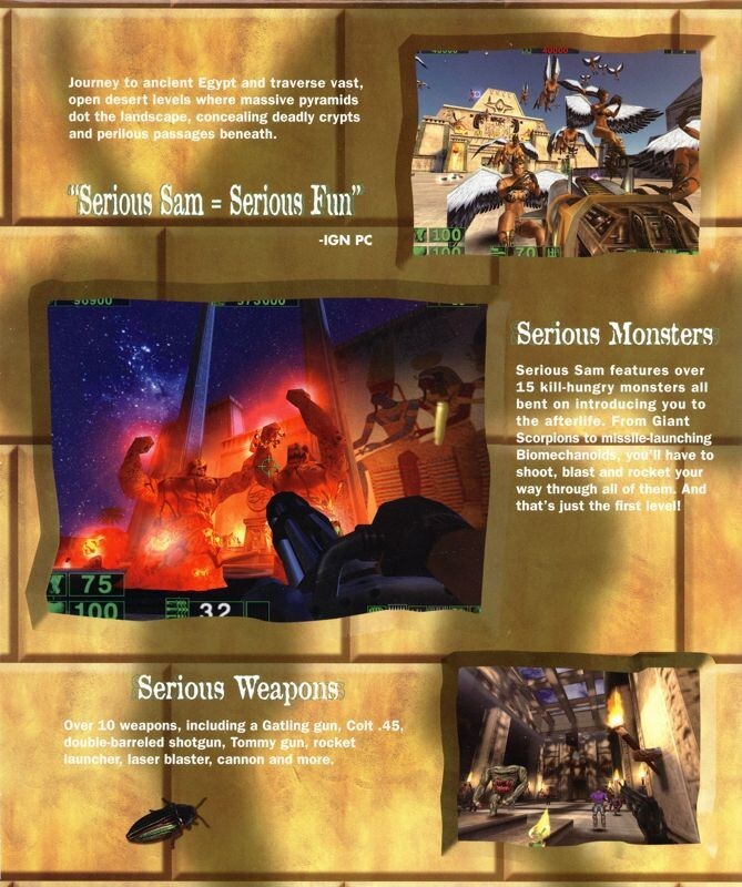 Serious Sam: The First Encounter PC Game 2001 Windows 10 11