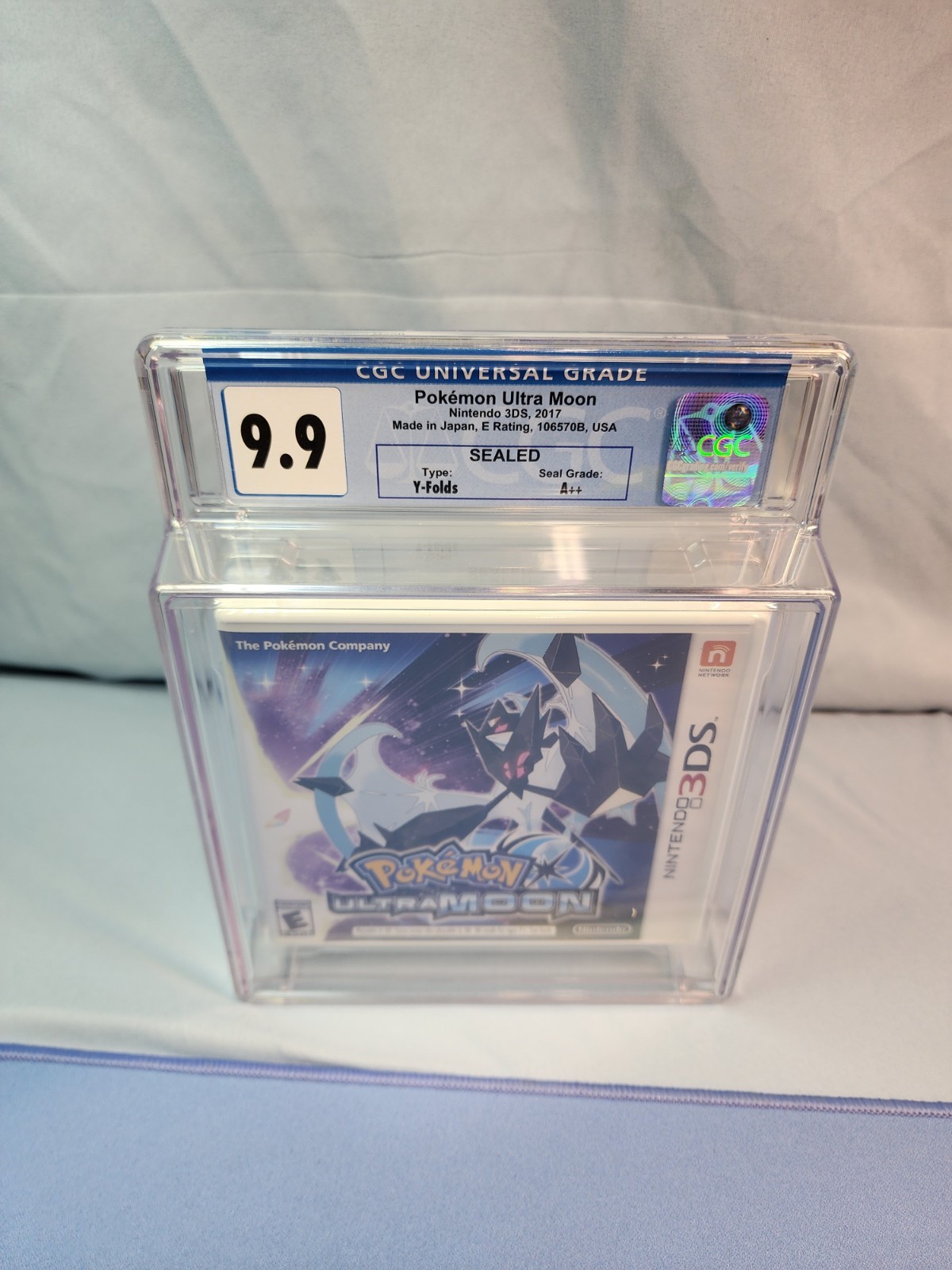 Pokemon Ultra Moon – Nintendo 3DS – CGC Graded 9.9 /A++ Rare