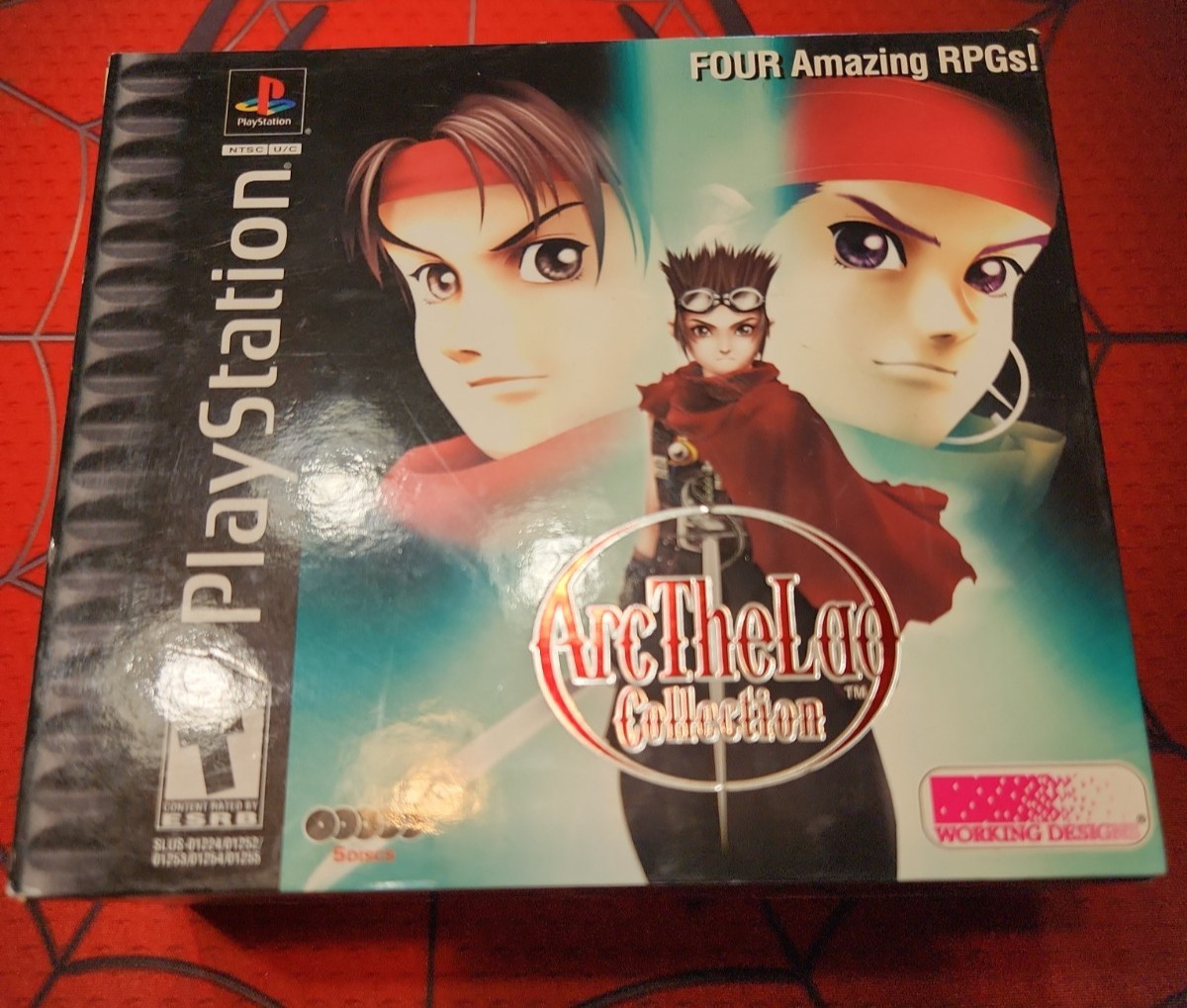 🗡 Arc the Lad Collection (Sony Playstation PS1, 2002) COMPLETE CIB MINT!