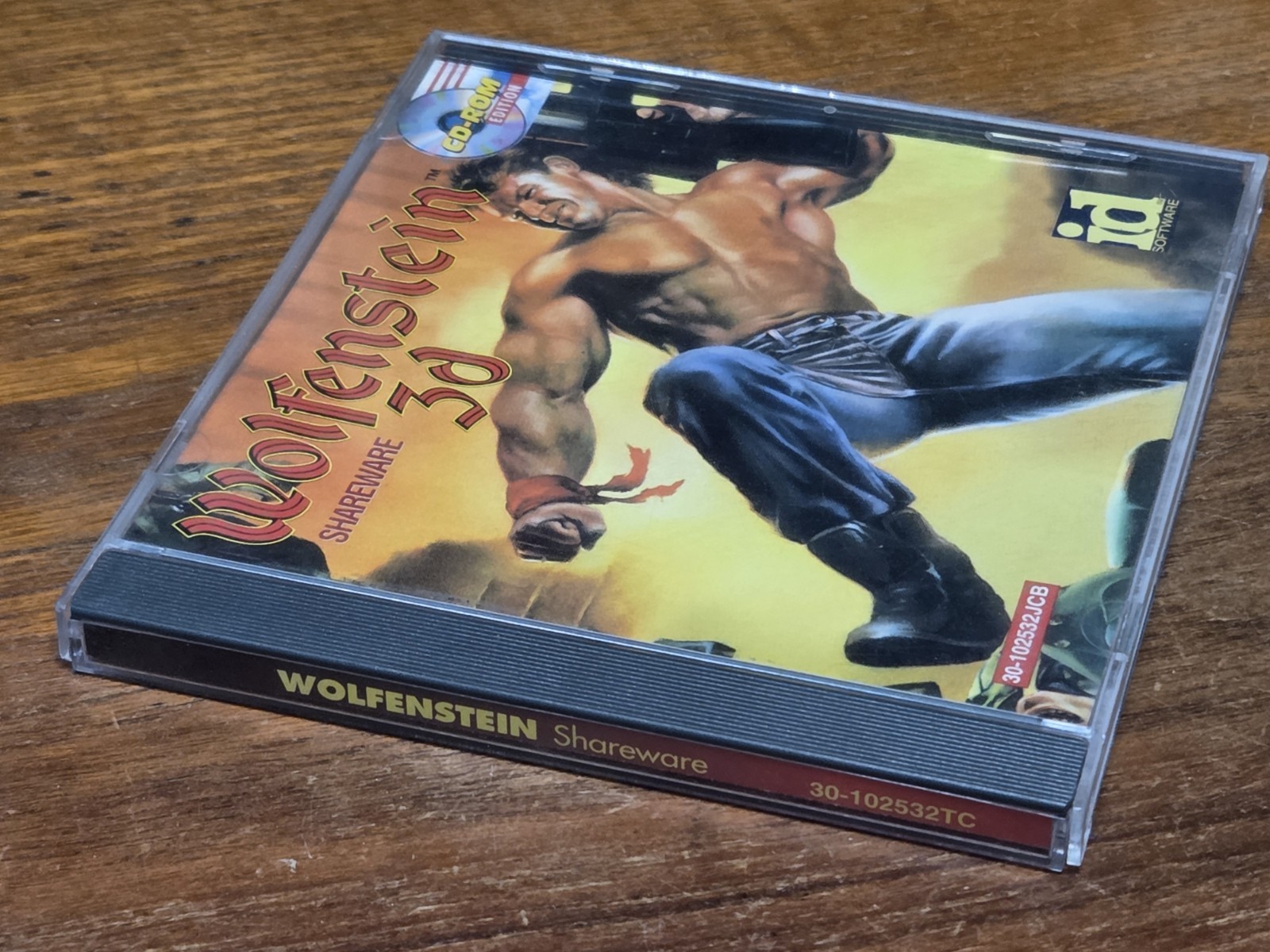 Wolfenstein 3d Shareware PC CD-ROM w/ Jewel Case (Id Software, 1993)