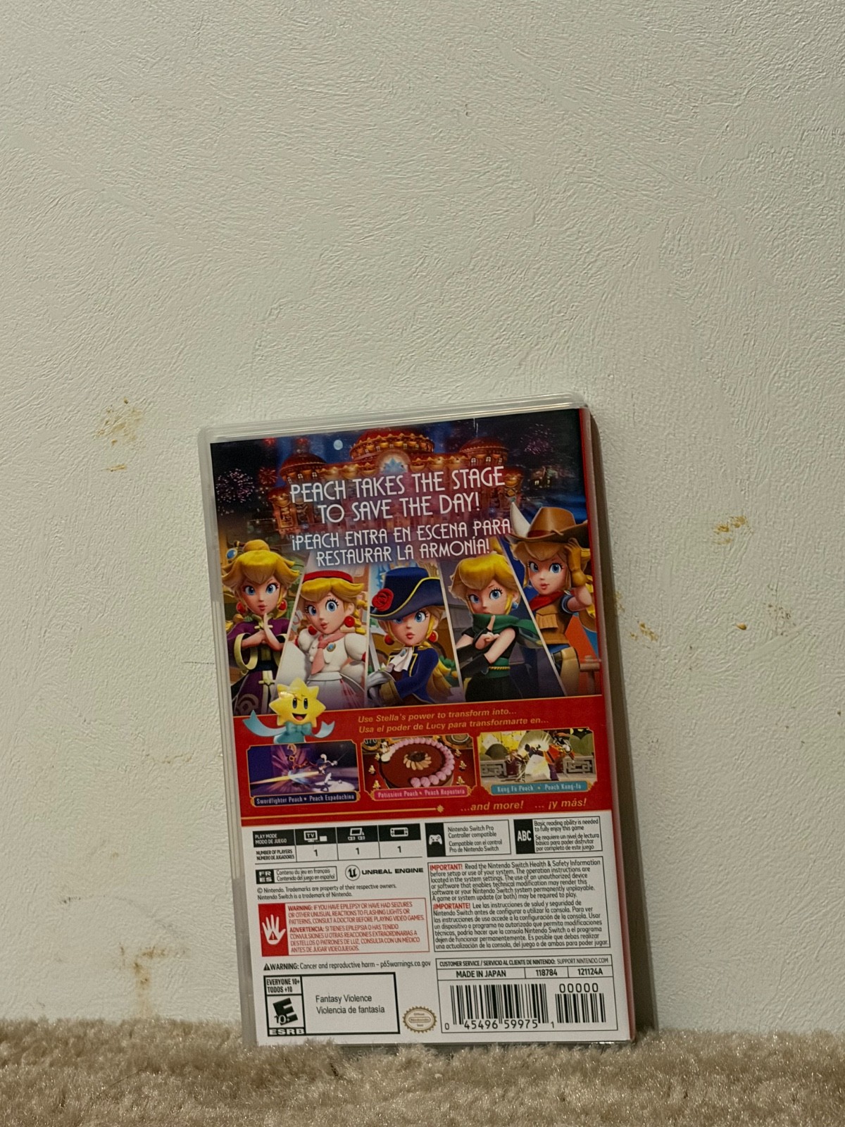 Princess Peach Showtime Nintendo Switch condition Great