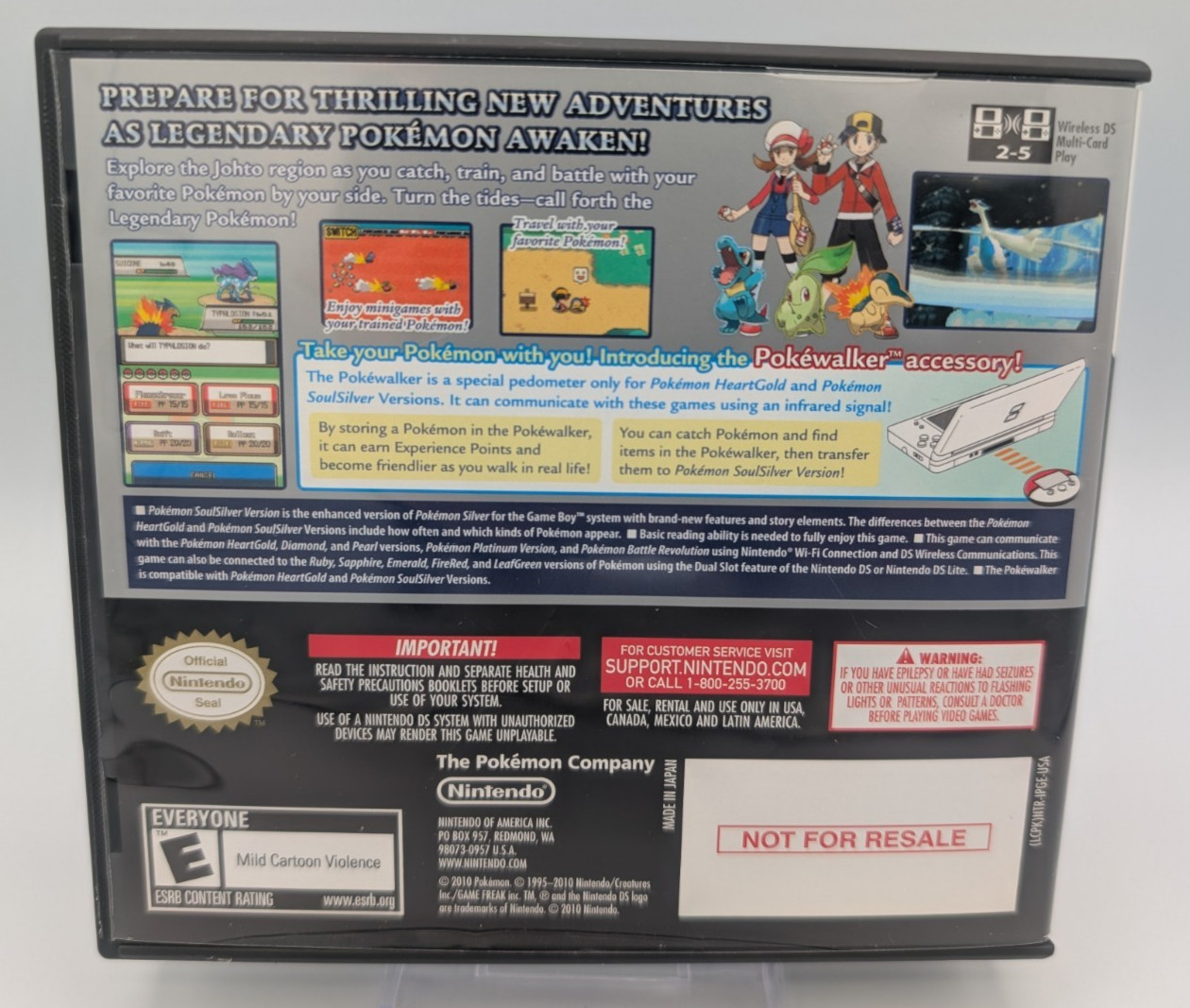 Pokemon: SoulSilver Version (Nintendo DS, 2010) – Authentic CIB Complete Tested