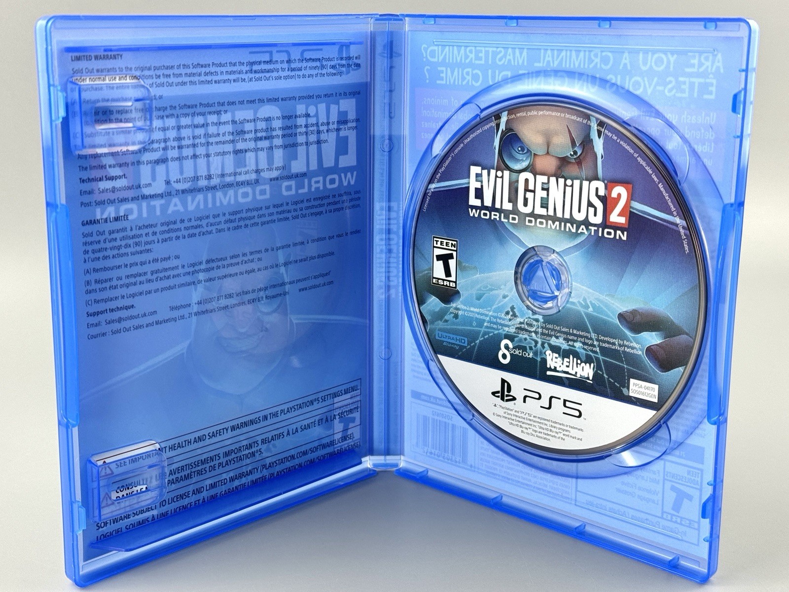 Evil Genius 2: World Domination (Sony PlayStation 5, 2021) PS5 – Tested