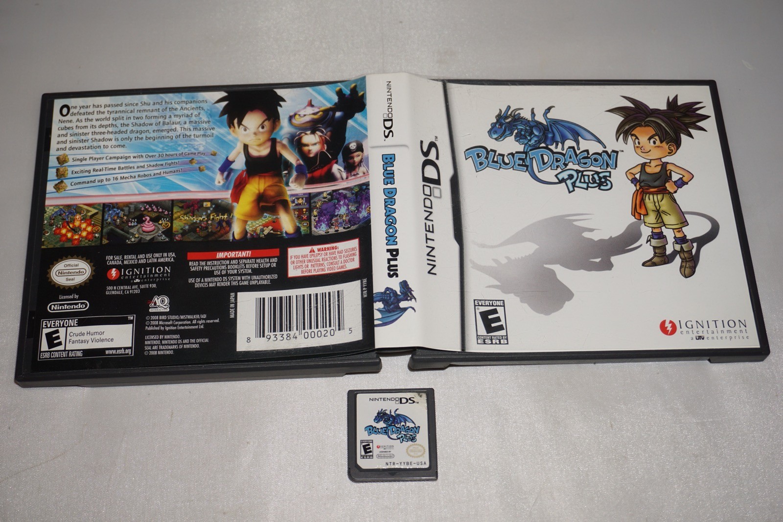 Blue Dragon Plus (Nintendo DS) with Case