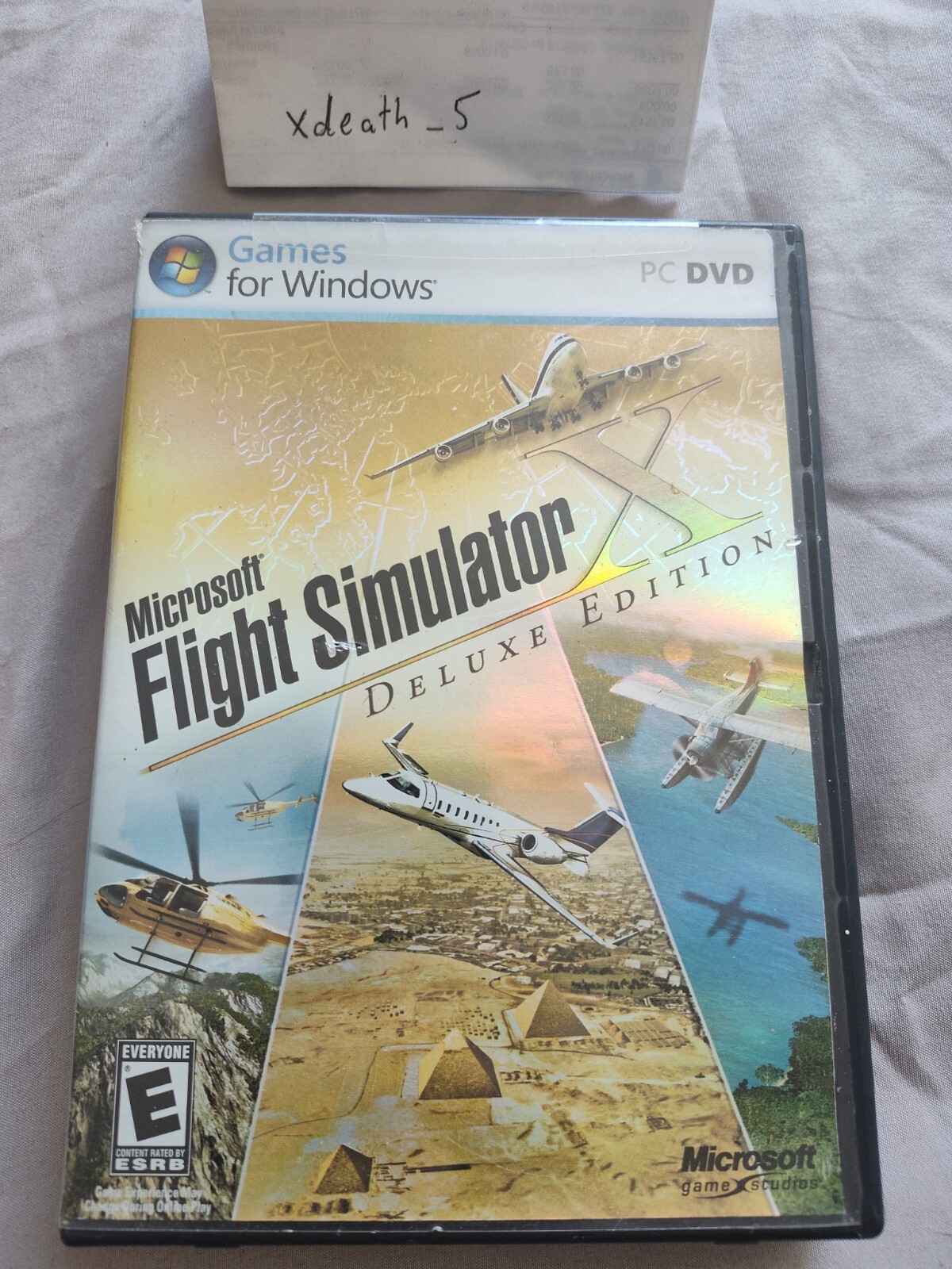 Microsoft Flight Simulator X: Deluxe Edition (PC, 2006) Complete in Case