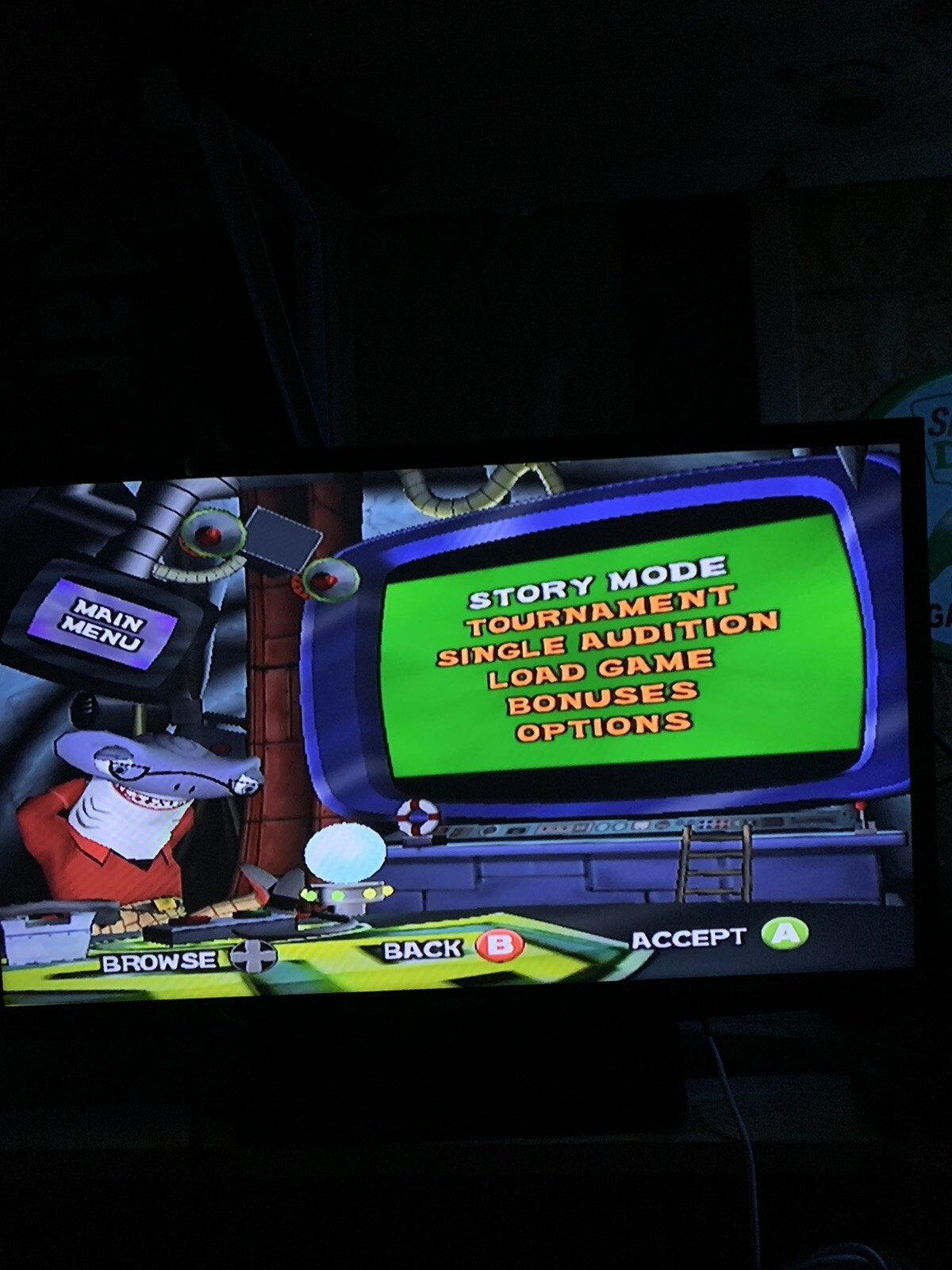 SpongeBob SquarePants: Lights, Camera, Pants (Xbox) TESTED & WORKING!!!