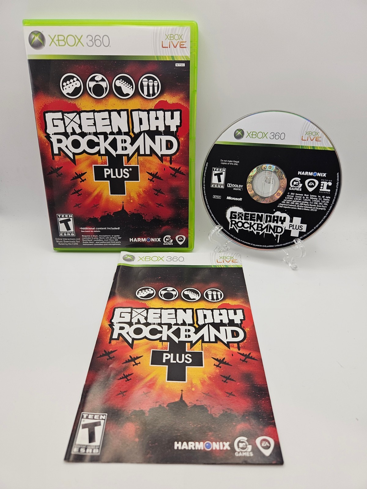Green Day: Rock Band (Microsoft Xbox 360, 2010) – Complete CIB Mint Condition!