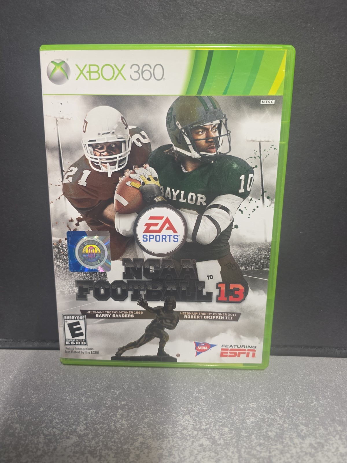 NCAA Football 13 Xbox 360 Game Complete With Case And Manual, Good Free Shipping
