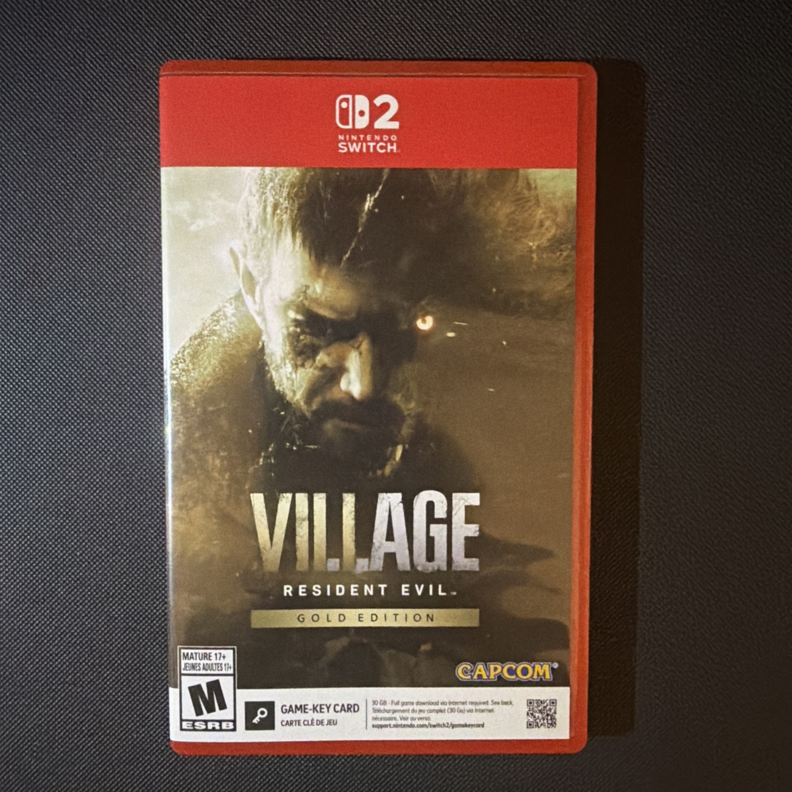 Resident Evil Village (RE8) Gold Edition Switch 2 Used