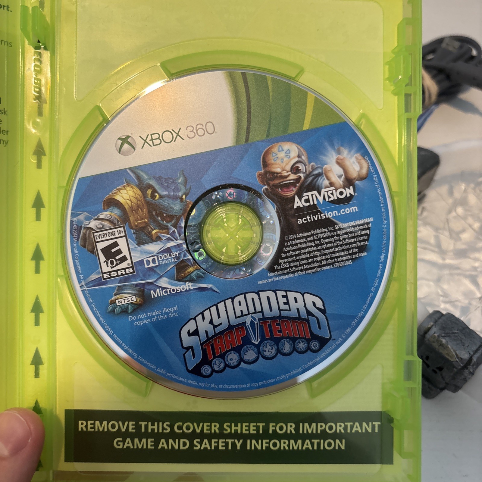 Skylanders Trap Team Traptanium Portal And Game For The Xbox 360 Tested Working