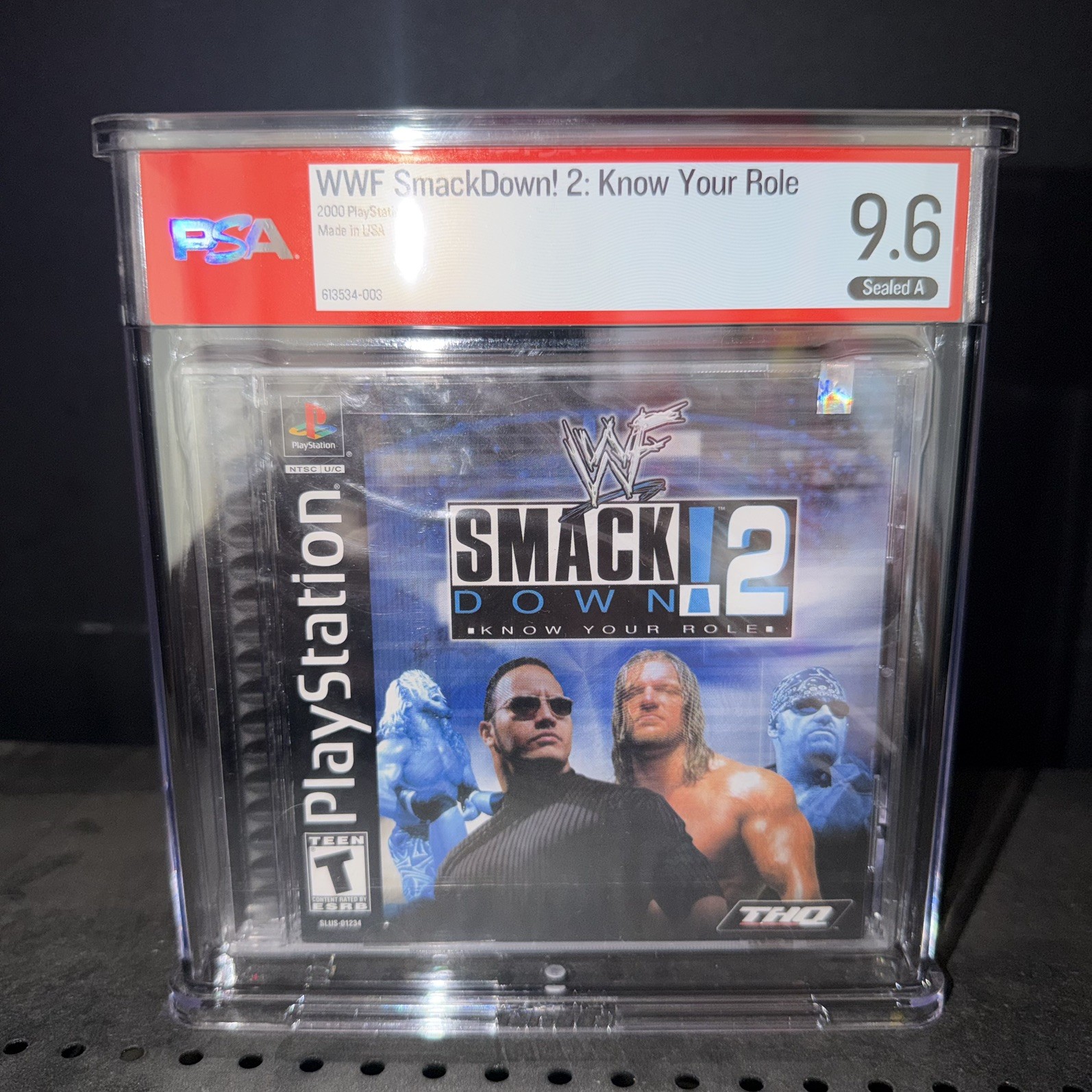 WWF SmackDown 2: Know Your Role [PSA 9.6 A Grade] PS1 Sony PlayStation 1, 2000