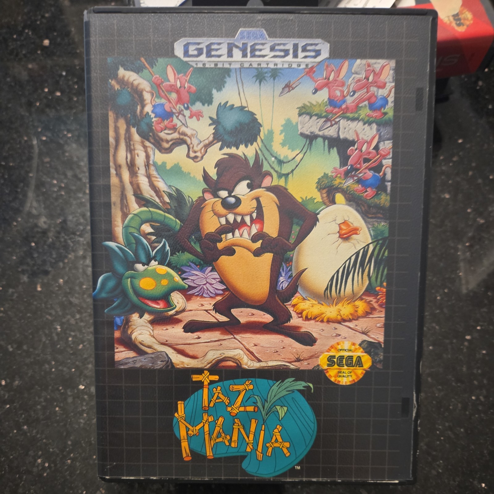 Taz-Mania (Sega Genesis, 1992) CIB Complete w/hang tab – Free Shipping!