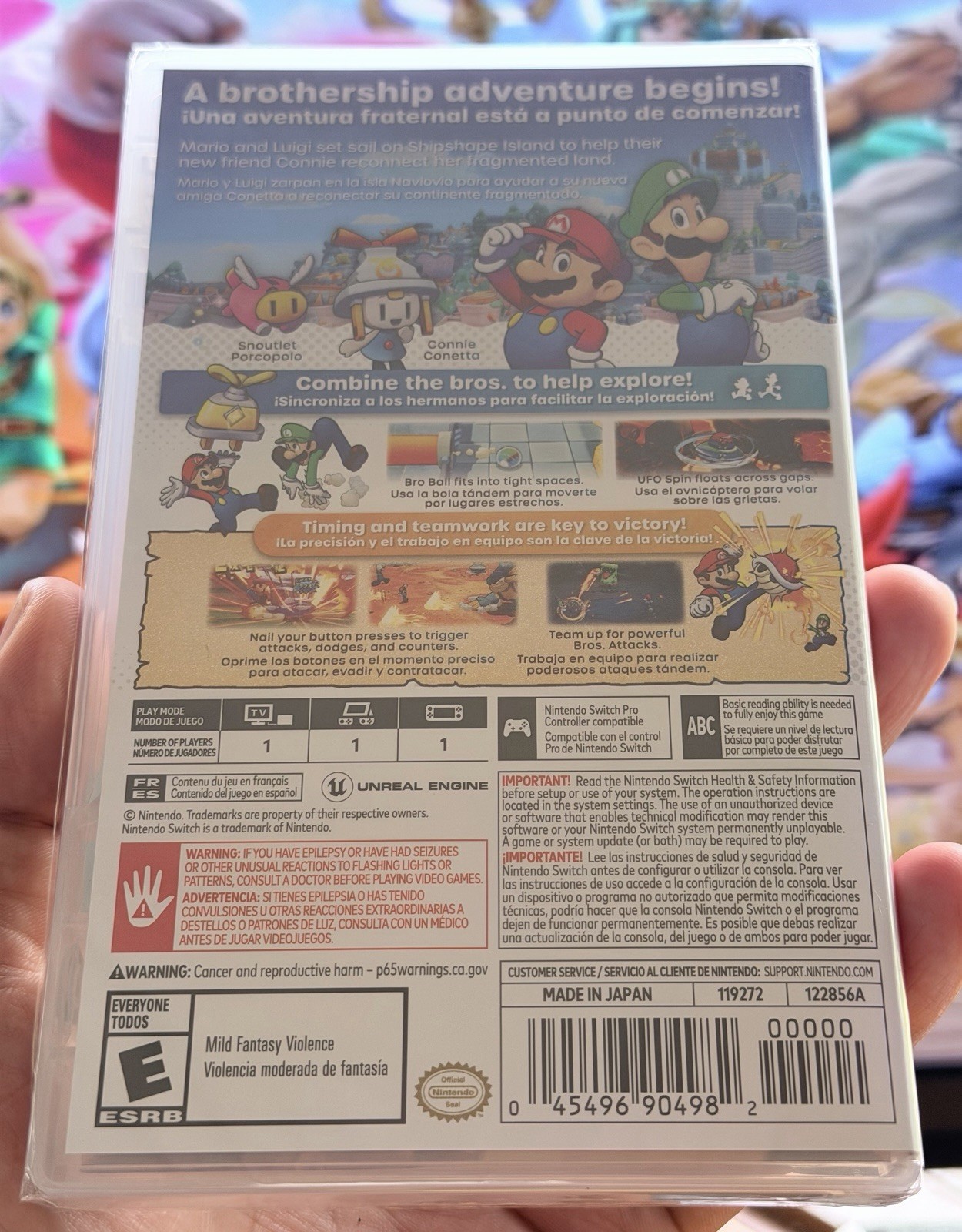 Mario & Luigi: Brothership – Nintendo Switch NEW Factory Sealed USA Version