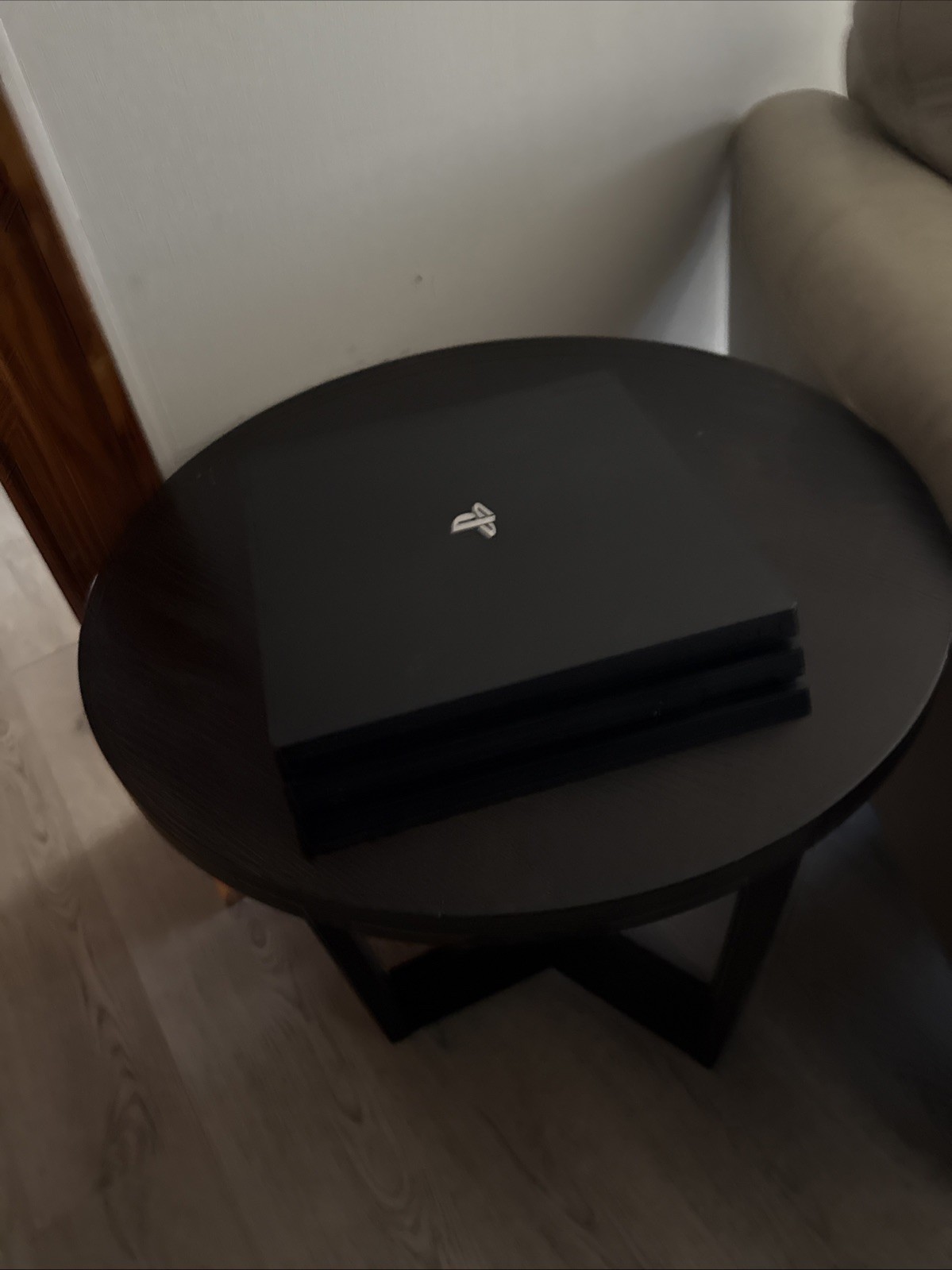 Sony PlayStation 4 Pro 1TB Console Black Without Box with Cords Decent Condition