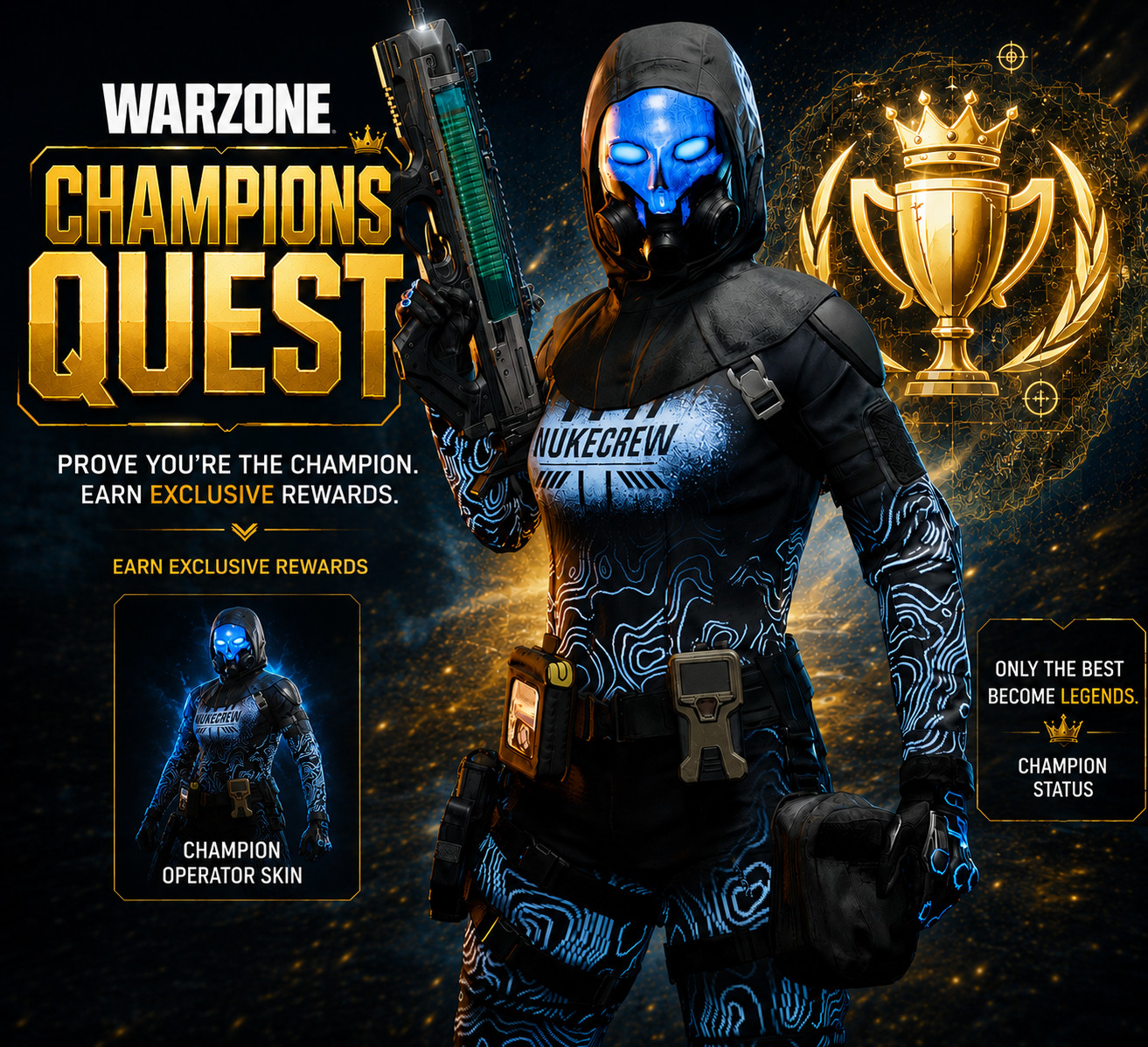 ☢ Call Of Duty Warzone Nuke CHAMPION’S QUEST – S4 Containment Crew – GUIDED ☢