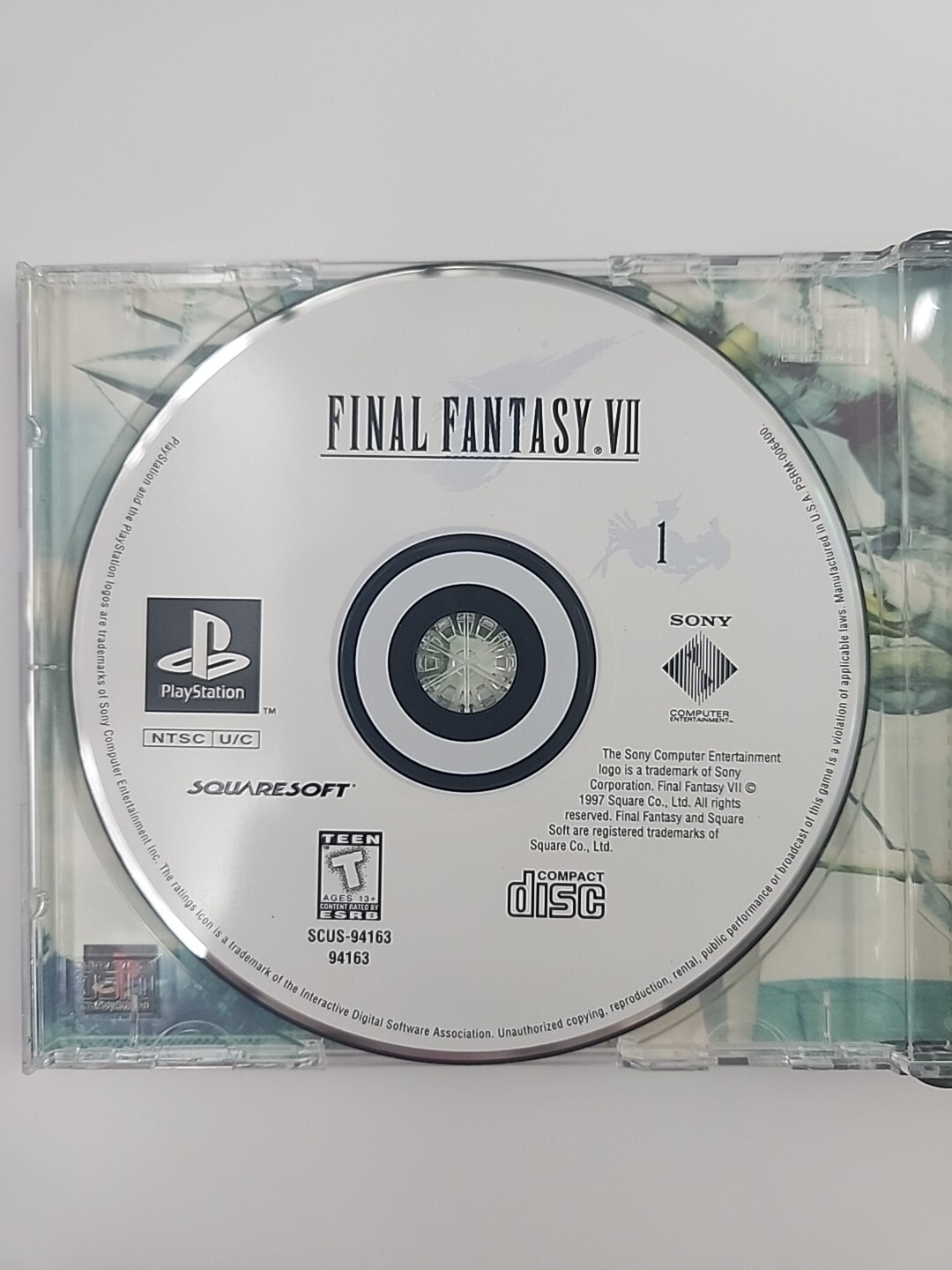 Final Fantasy VII 7 PS1 PlayStation 1 Complete CIB *Masterpiece Misprint*