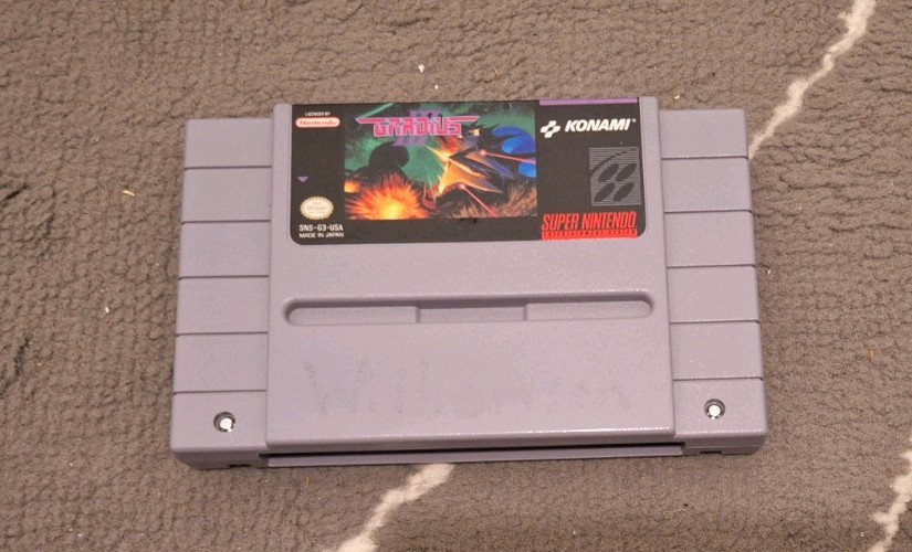 Gradius III (Super Nintendo SNES, 1991) Cart Only Authentic Tested