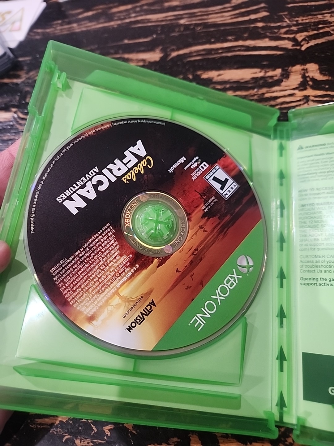 Cabela’s African Adventures (Microsoft Xbox One, 2015) Tested Works Hunting Game