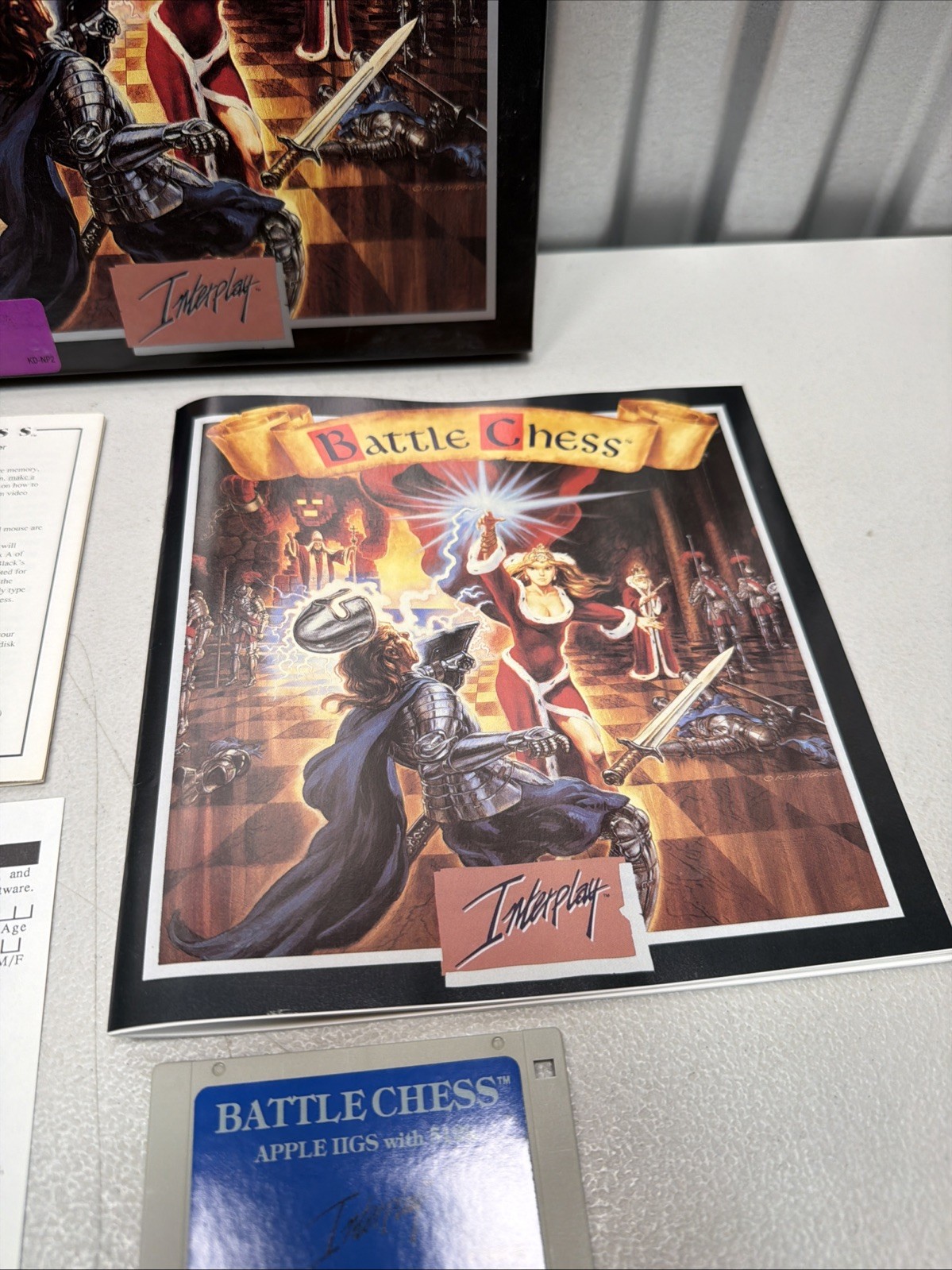 Battle Chess for Apple IIGS – Complete (CIB) Big Box – Rare Vintage Game