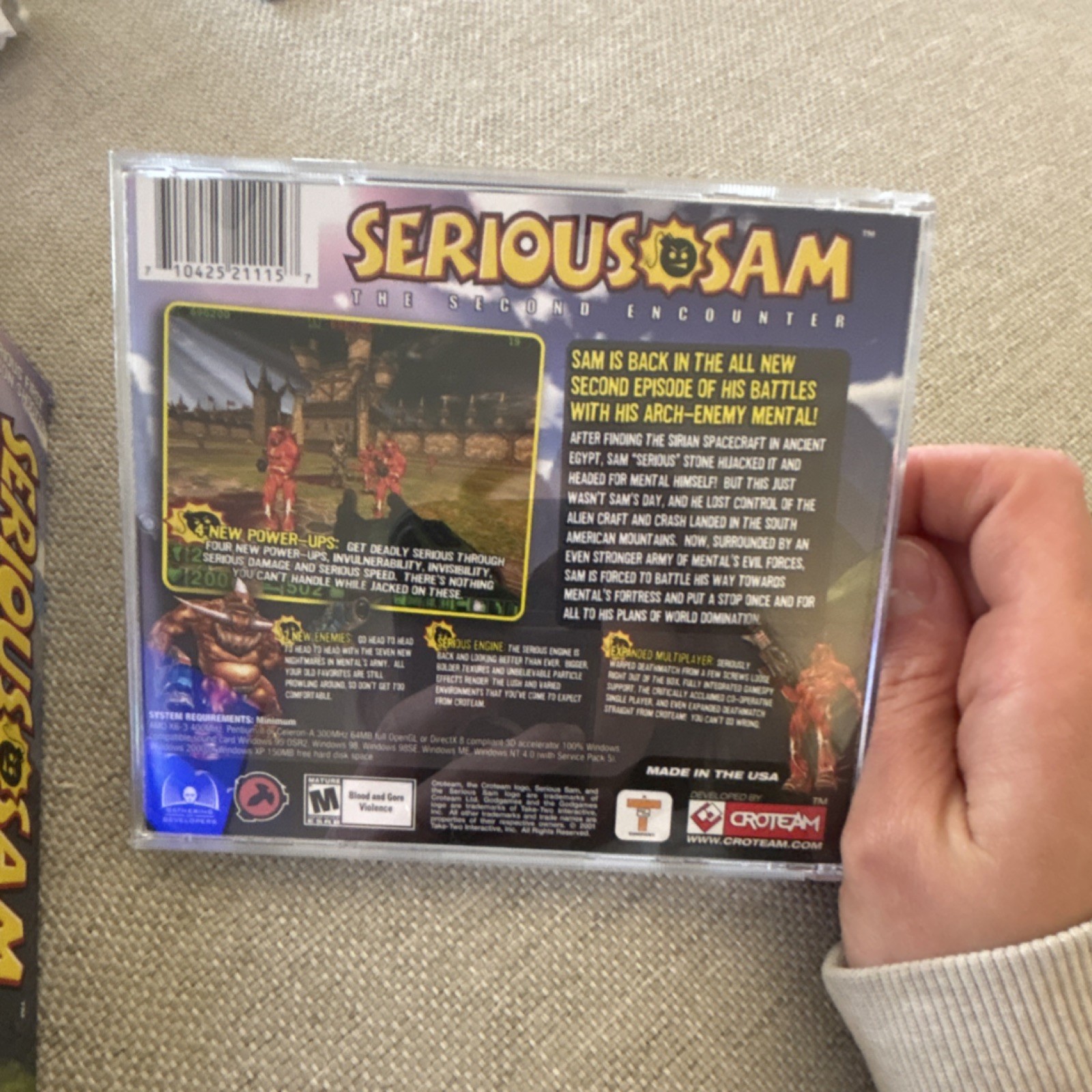 Serious Sam: The Second Encounter – PC, Manual, Deathmatch 3.0, Multiplayer