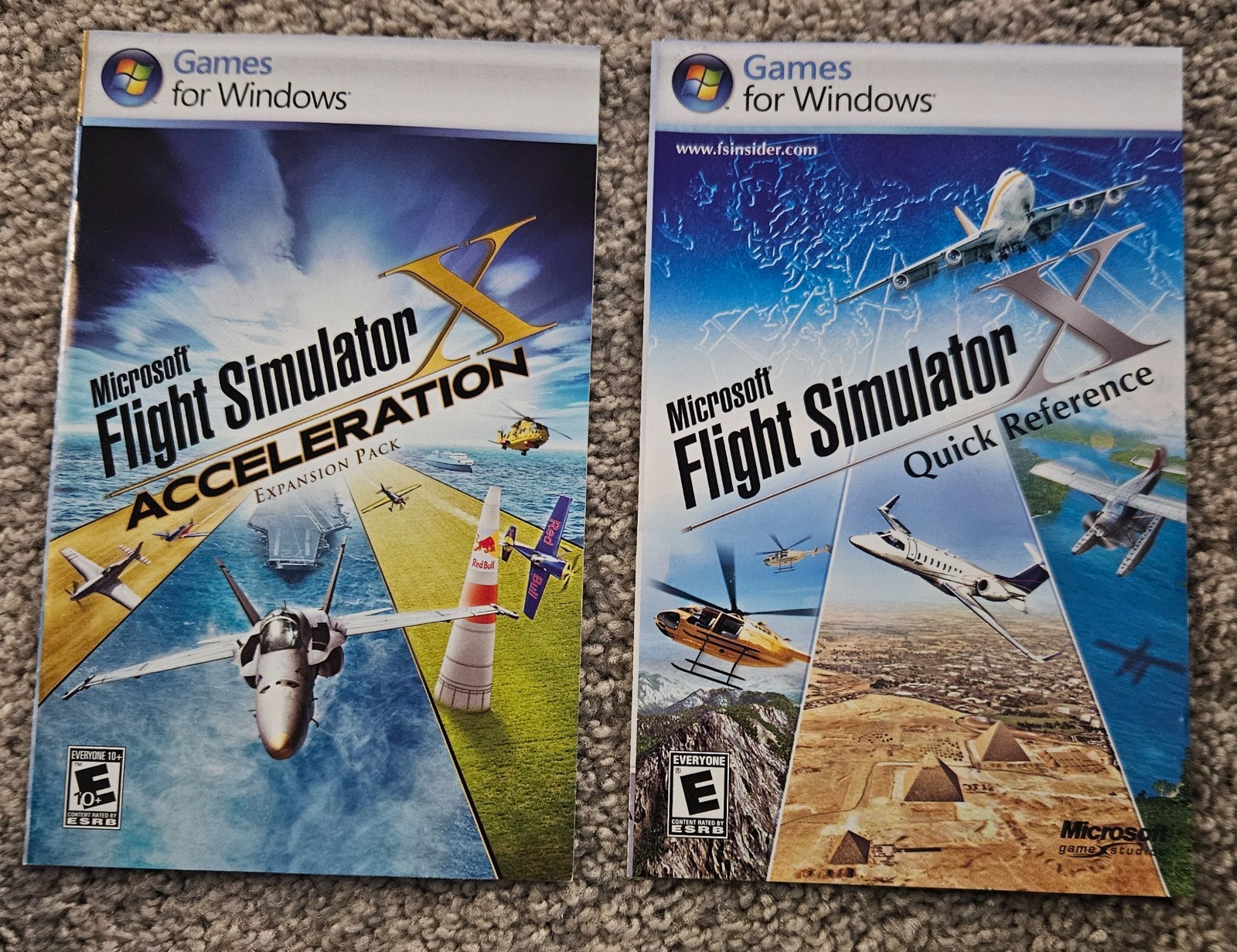 Microsoft Flight Simulator X Gold Edition PC Windows w/Acceleration Expansion