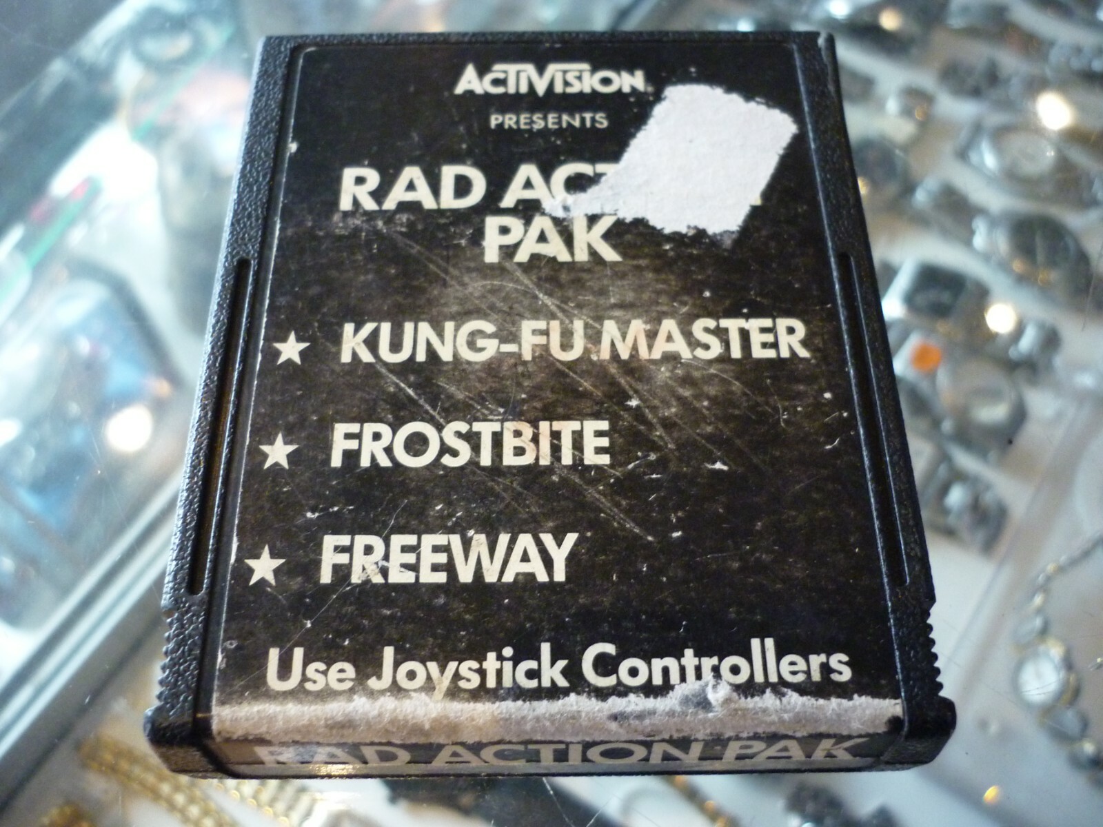 RAD ACTION PAK / ATARI 2600 VIDEO GAME CARTRIDGE / CARTRIDGE ONLY