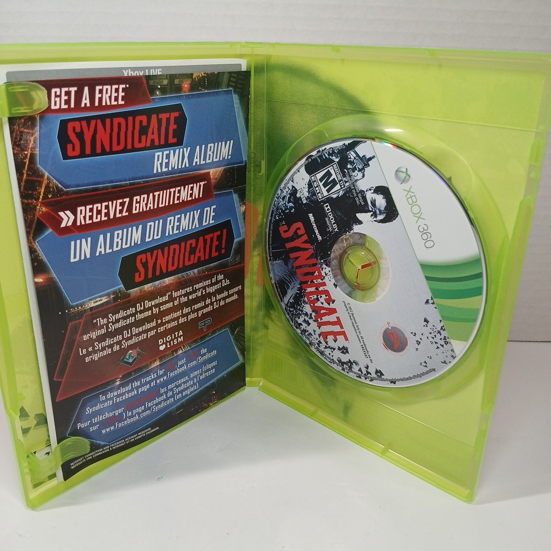 Syndicate (Microsoft Xbox 360, 2012) CIB